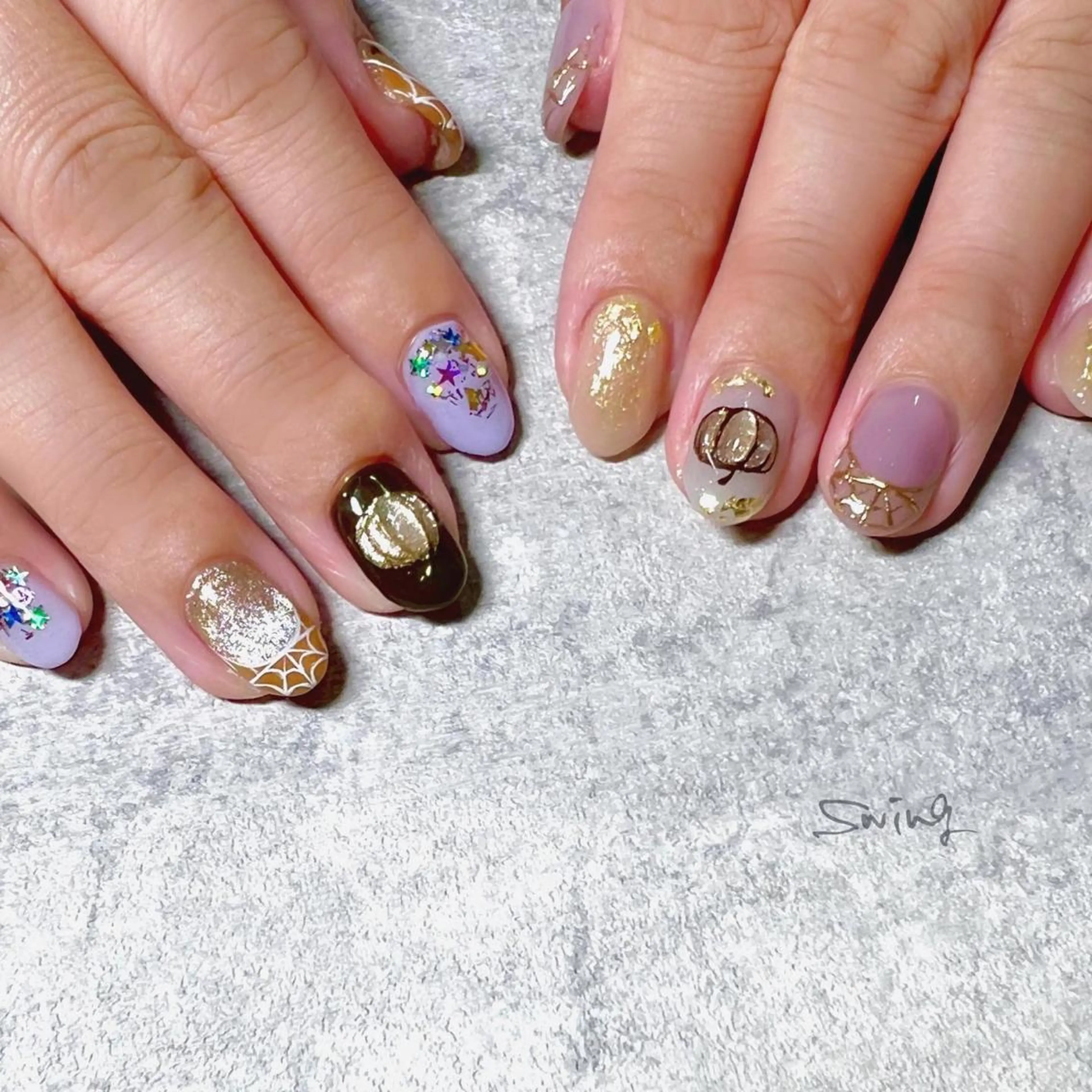 ネイル ハロウィン SWING Nail Salon所属・Yoshida Takakoのネイルデザイン