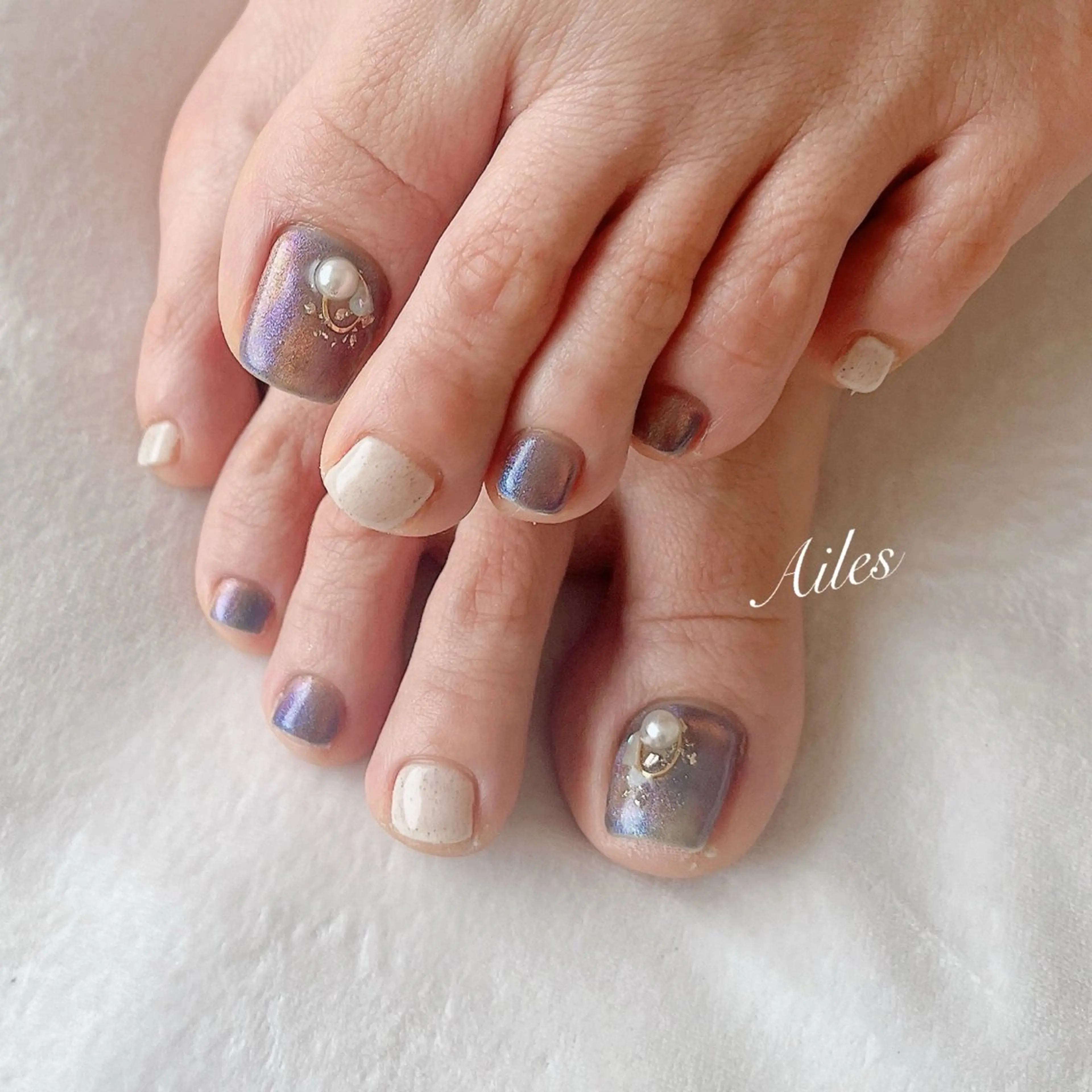 ネイル フットネイル Ailes mayumiのネイルデザイン