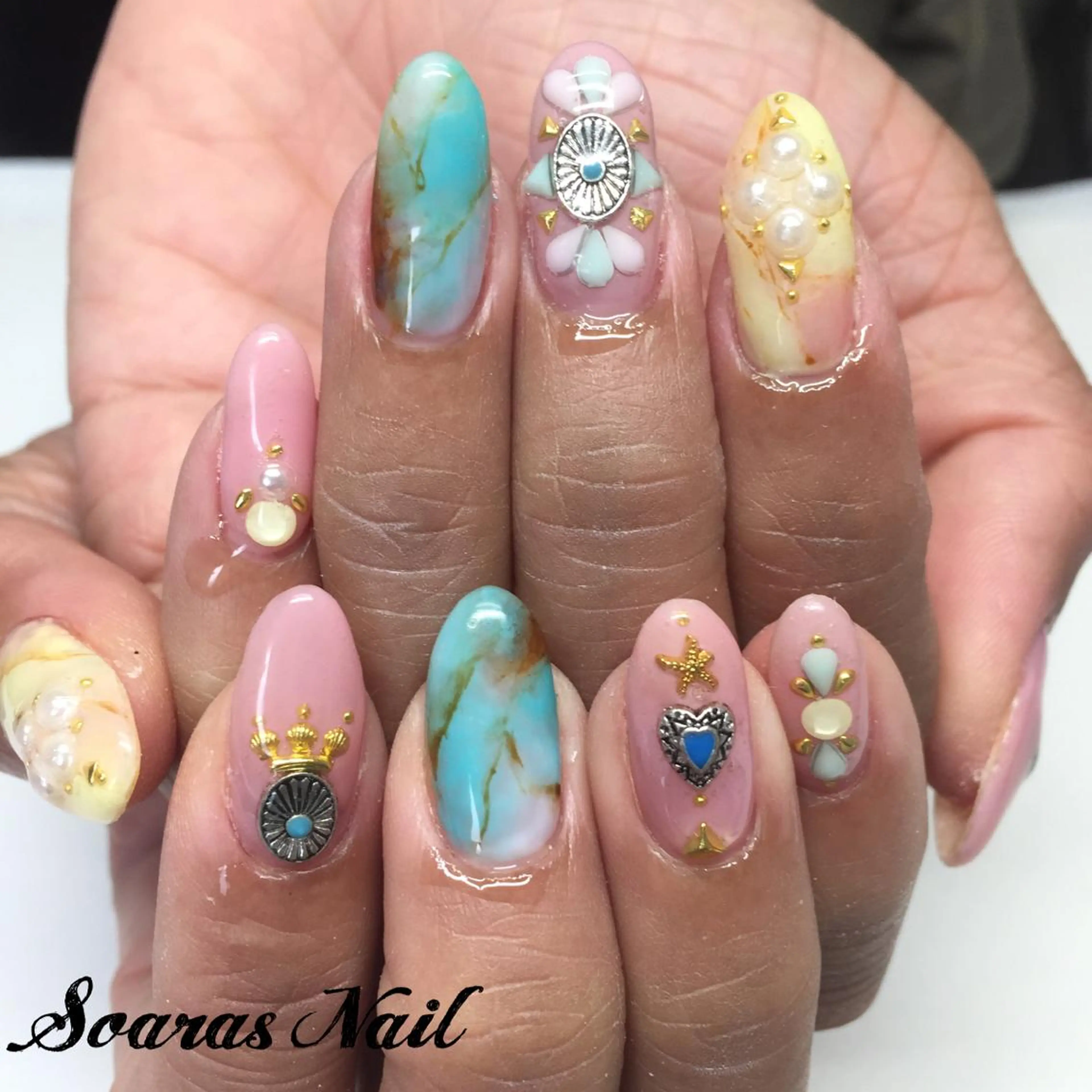 ネイル ジェルネイル soaras nailのネイルデザイン