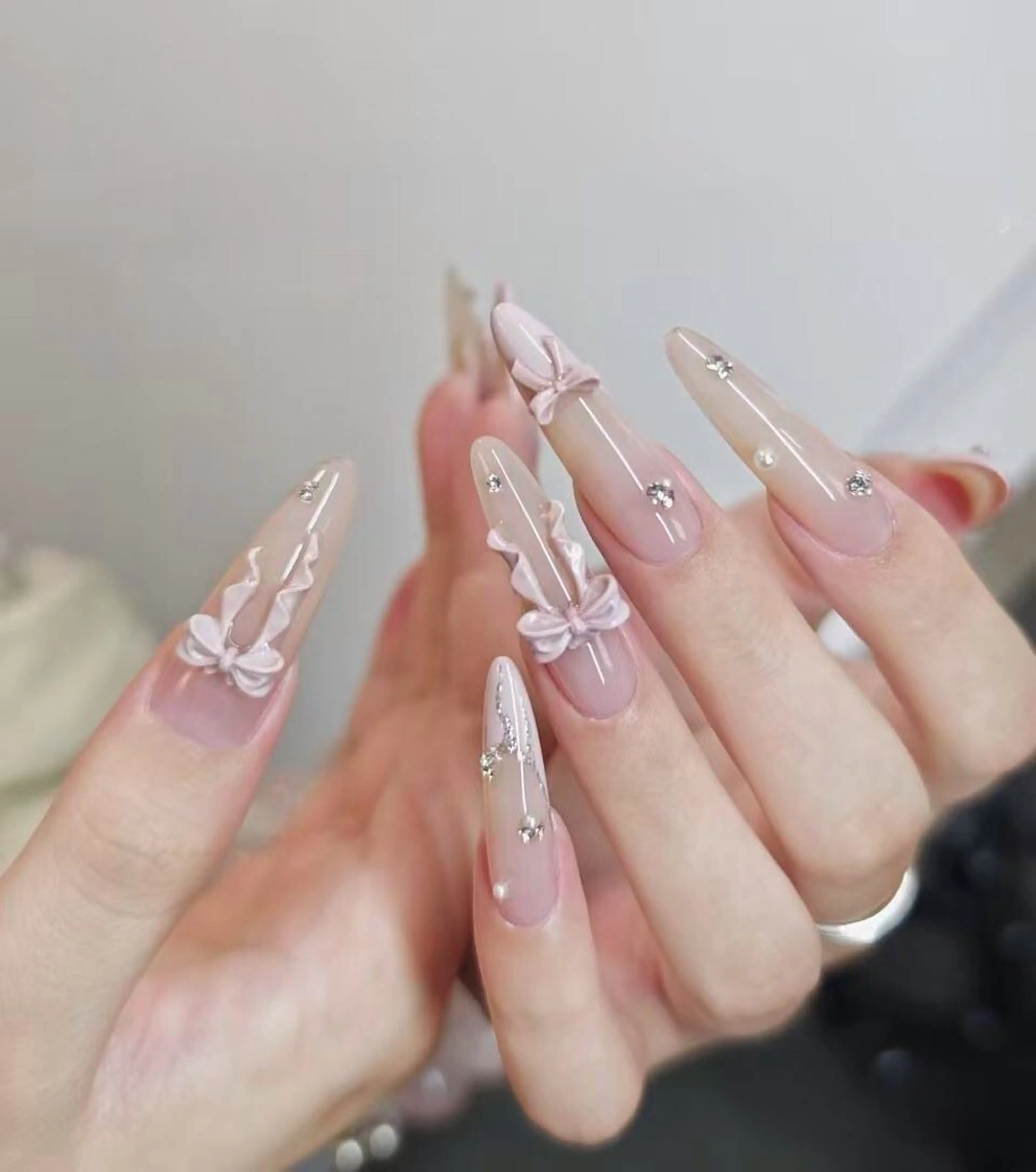 ネイル ハンドネイル 小 雨のネイルデザイン