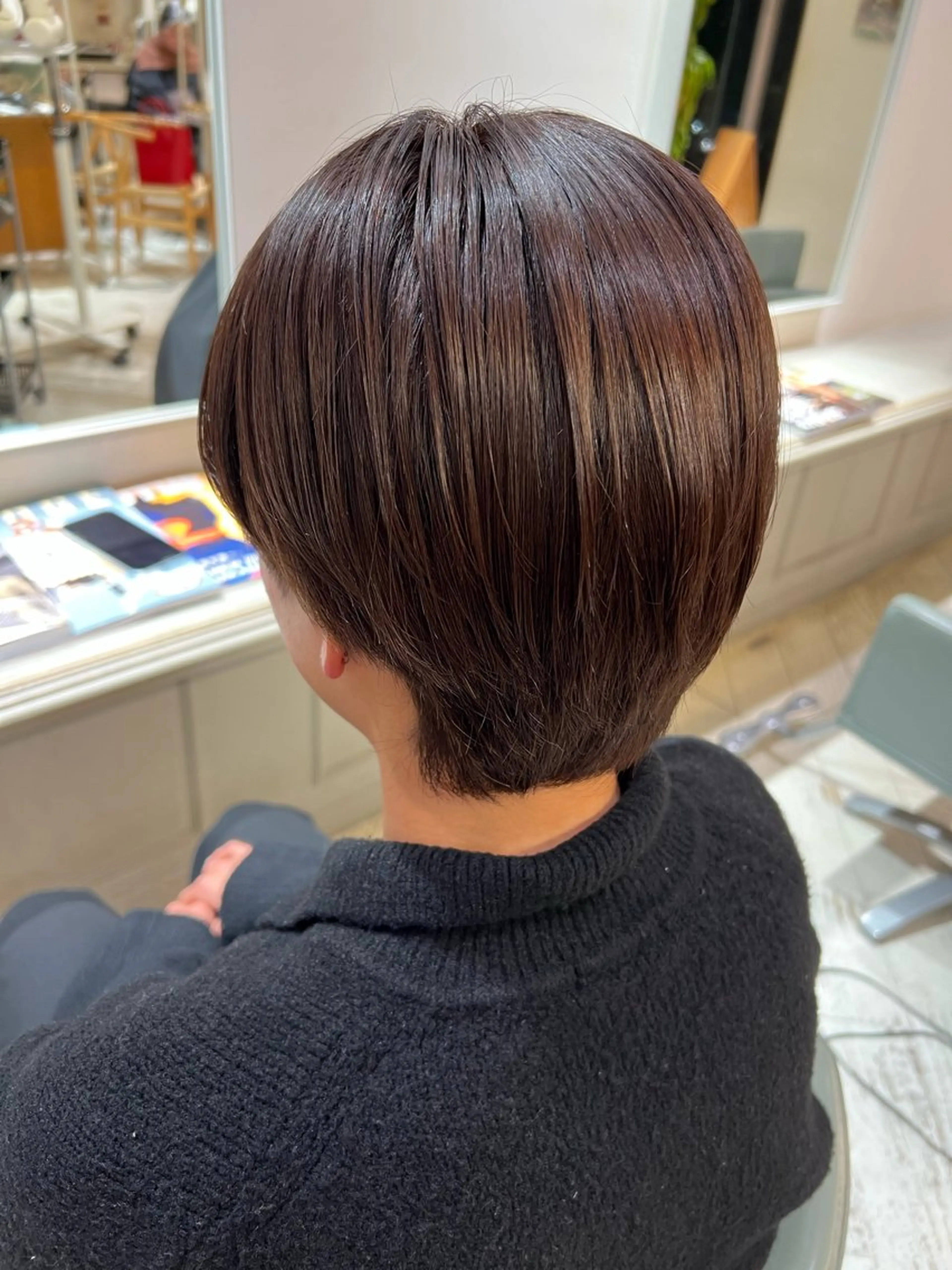 ショート カラー ﾕｳﾅ/ パーマ🐰のヘアスタイル