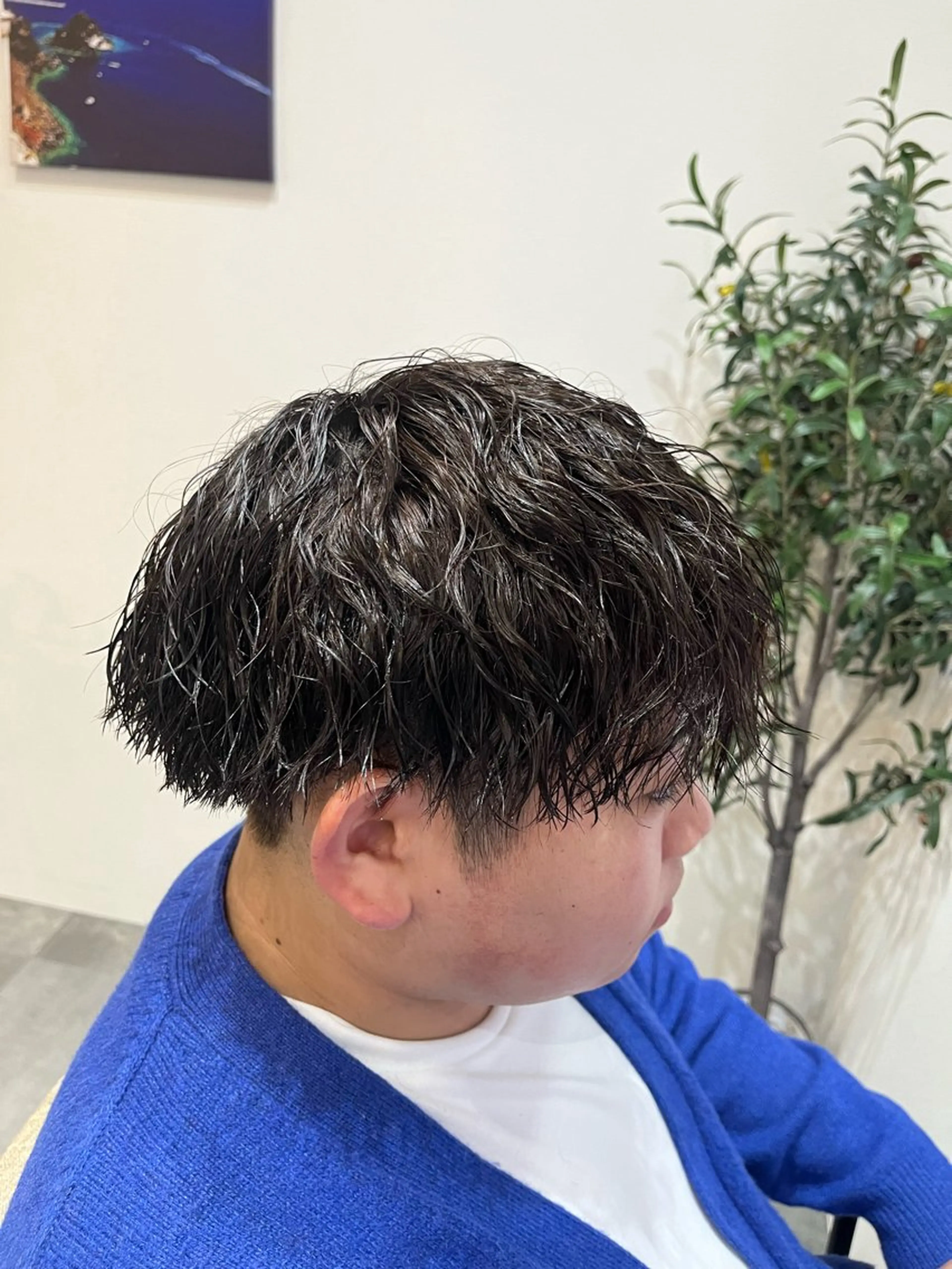 パーマ メンズ 藤田 詩織のヘアスタイル