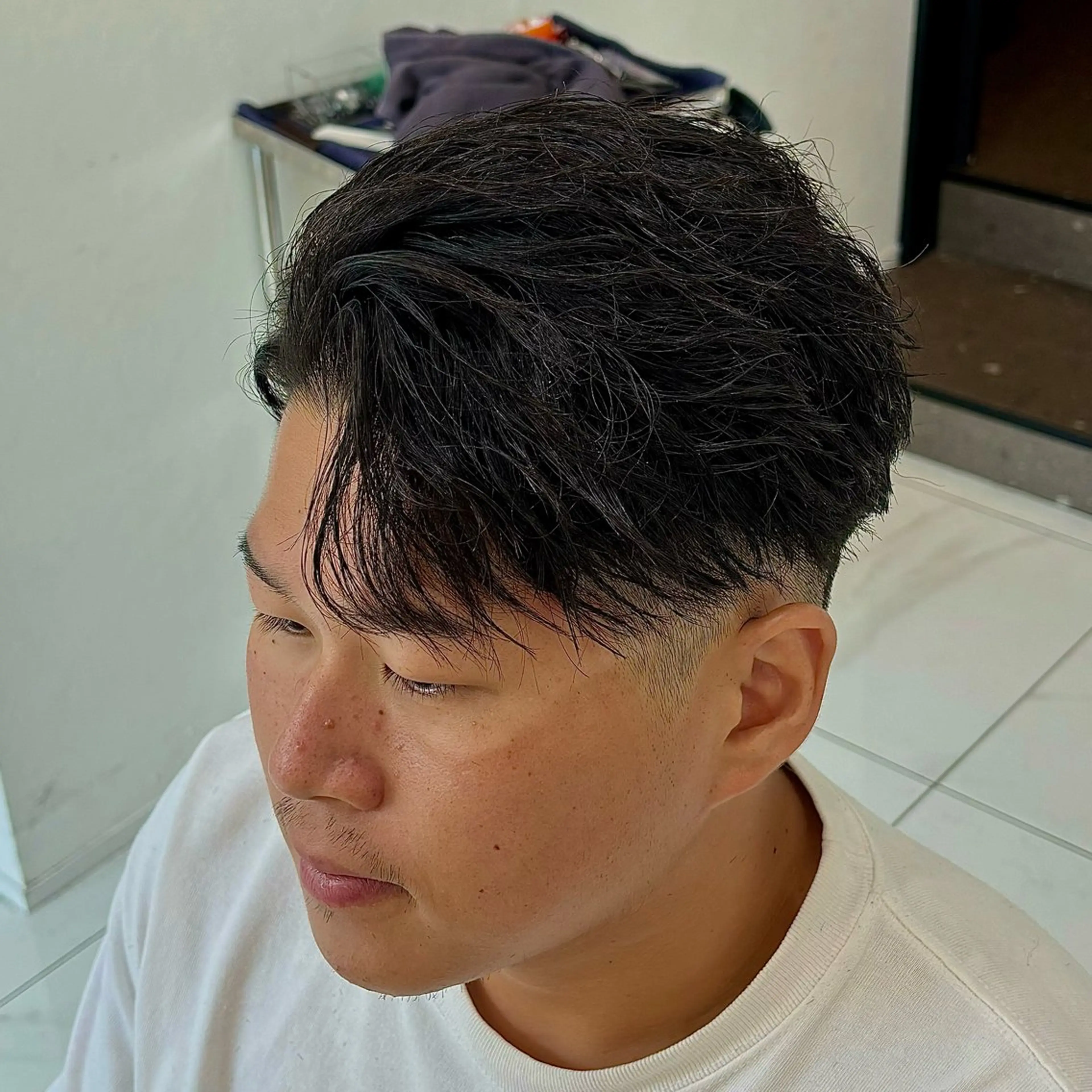 パーマ メンズ メンズパーマ カット パーマ メンズパーマ/ メンズカット/仙田旭のヘアスタイル