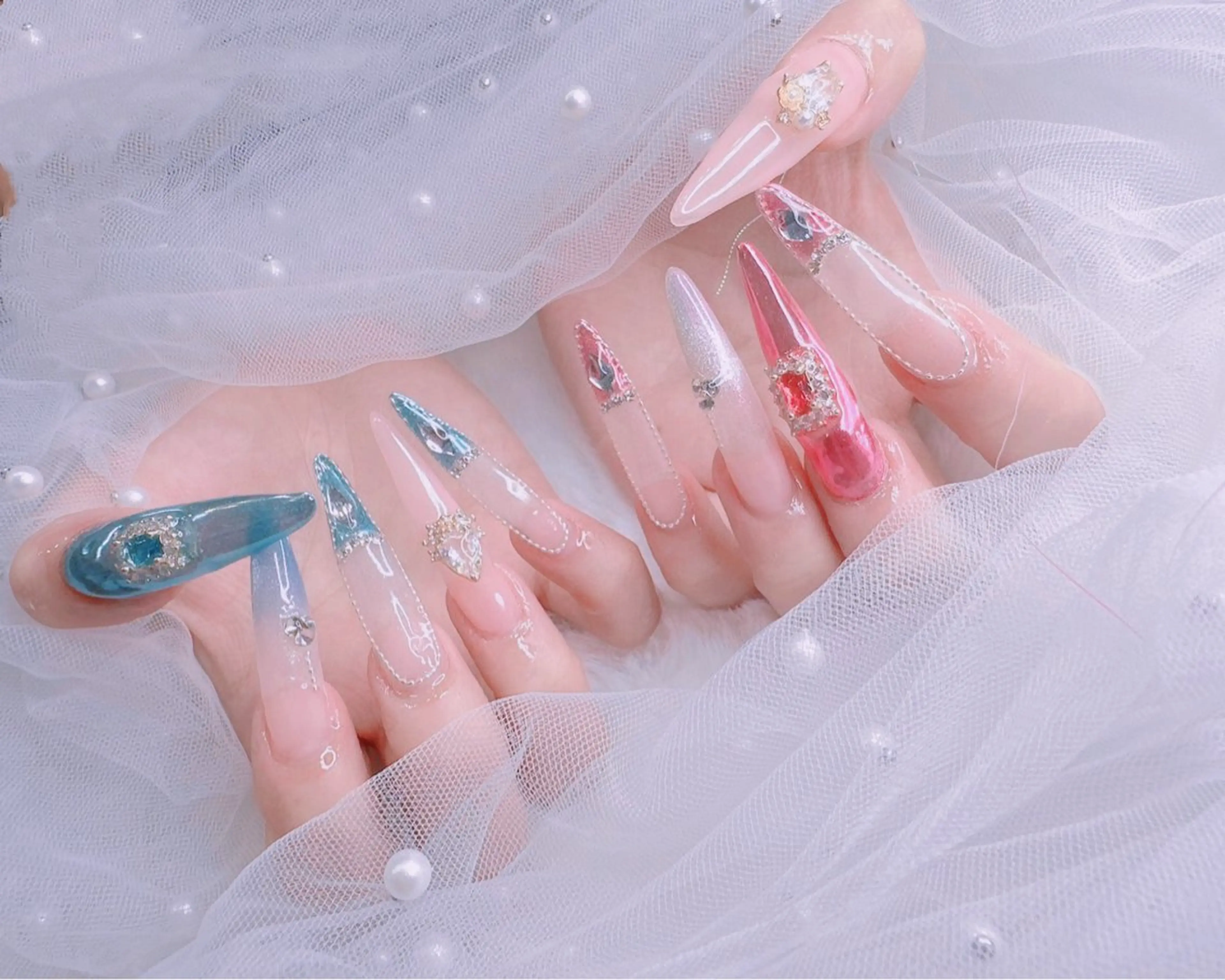 ネイル ハンドネイル 長さだし専門店 ROKANAILのネイルデザイン