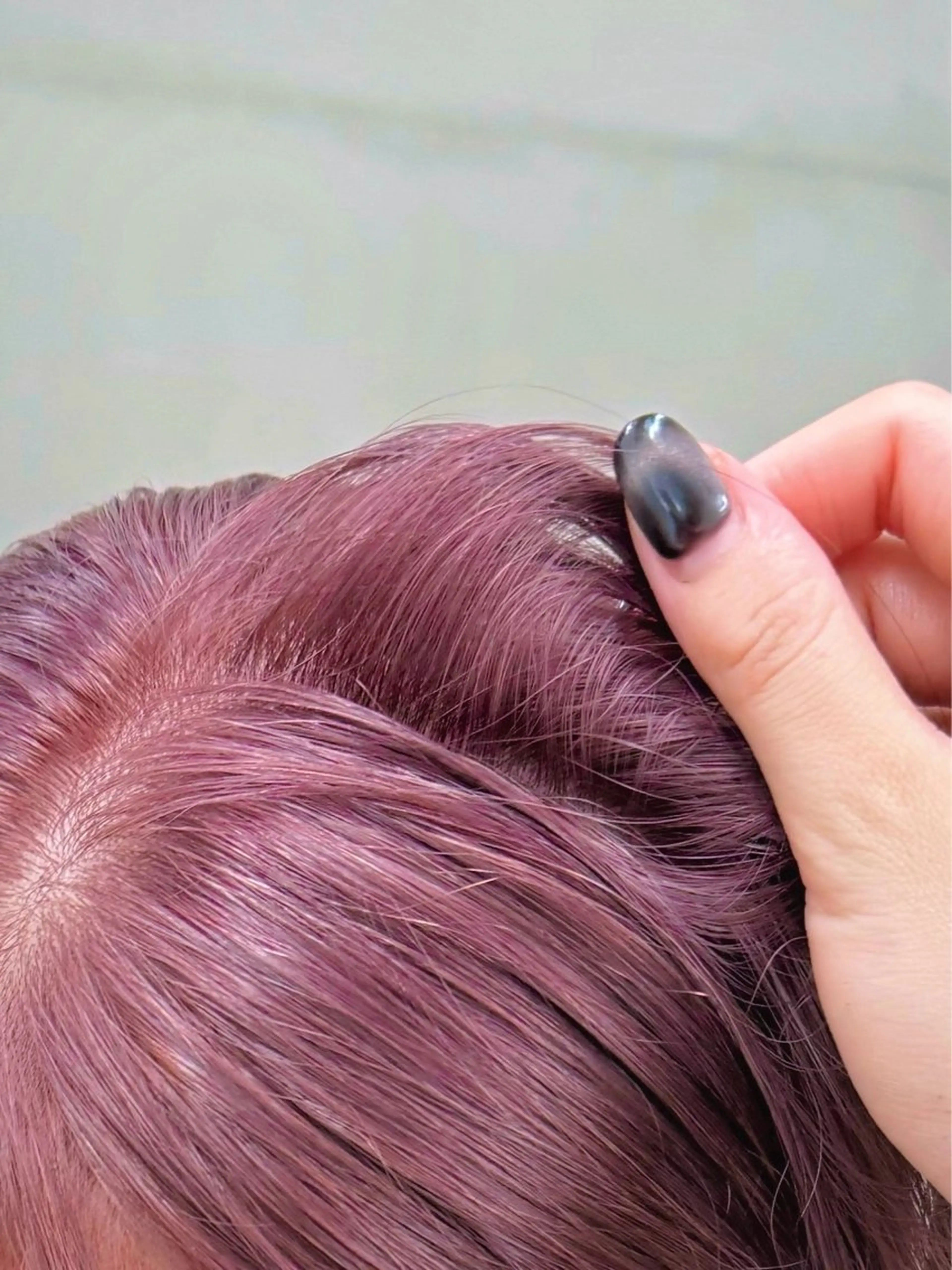 カラー ヘアカラー トリートメント グレージュ/レイヤー /ボブ/moyu🎀のヘアスタイル