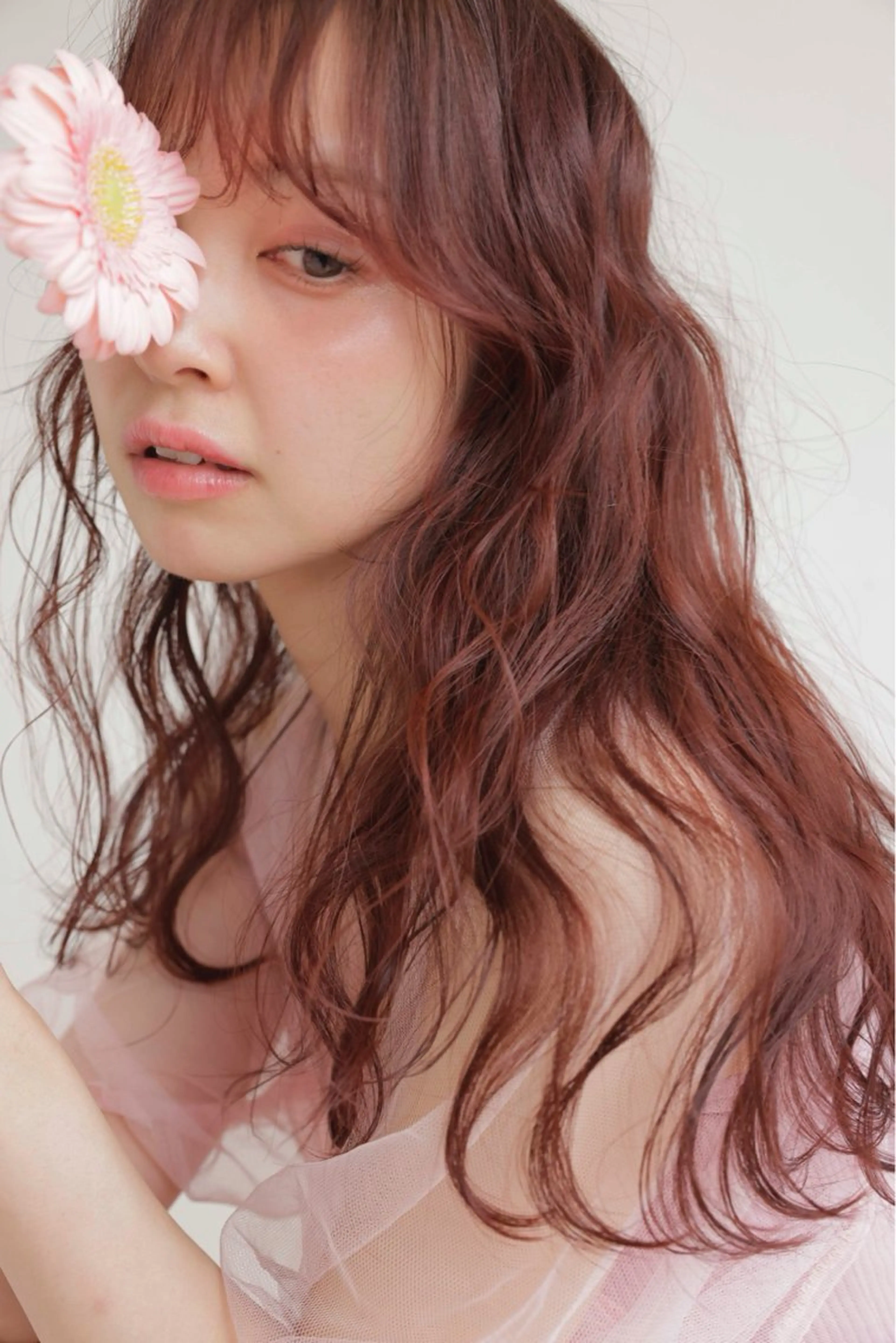 ロング カラー ヘアアレンジ 暖色カラー / minoriのヘアスタイル