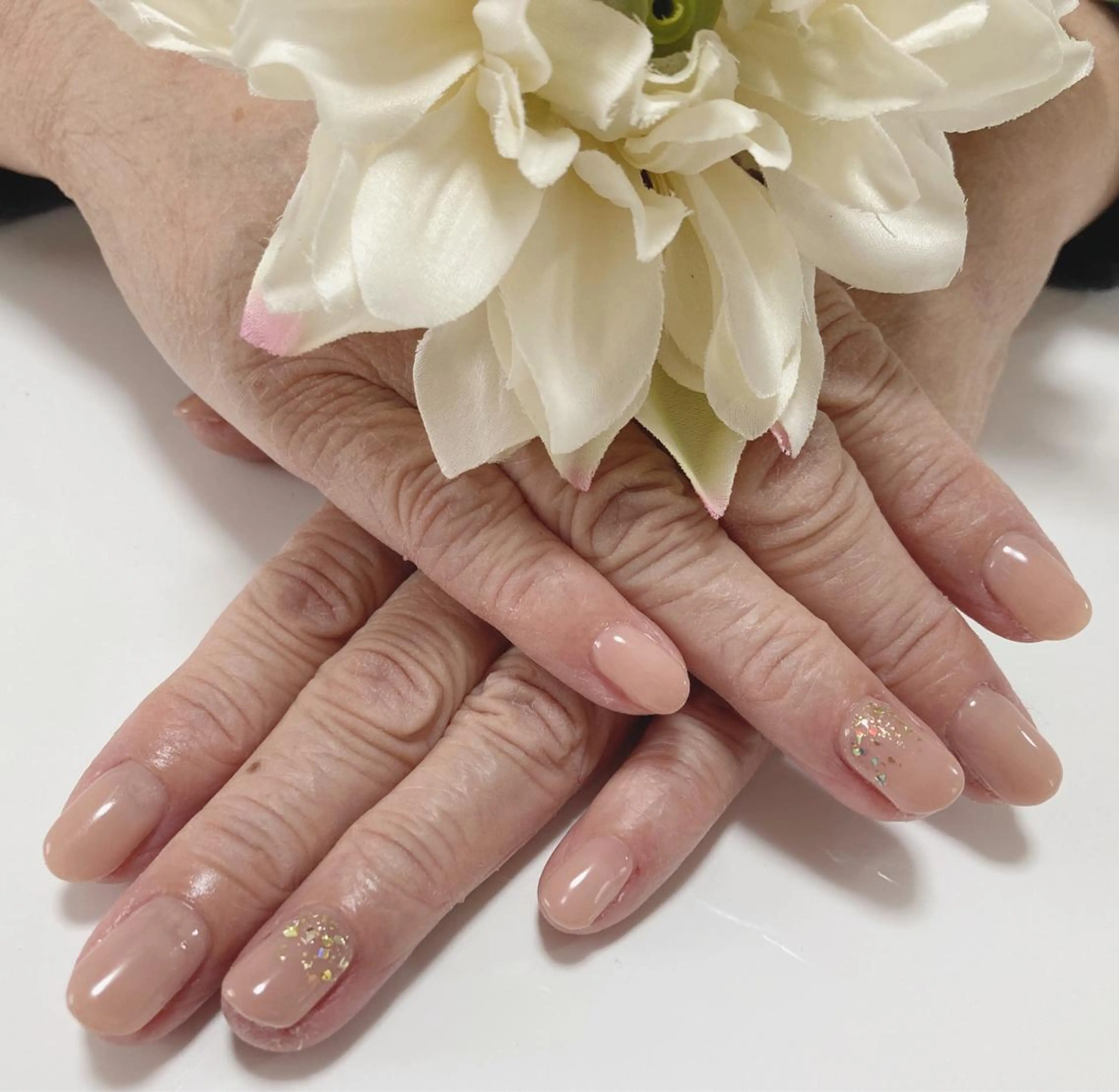 【リピーター様】ワンカラーorラメグラデーション🌟オフ有りの場合はオフメニューも選択をお願いします。の写真