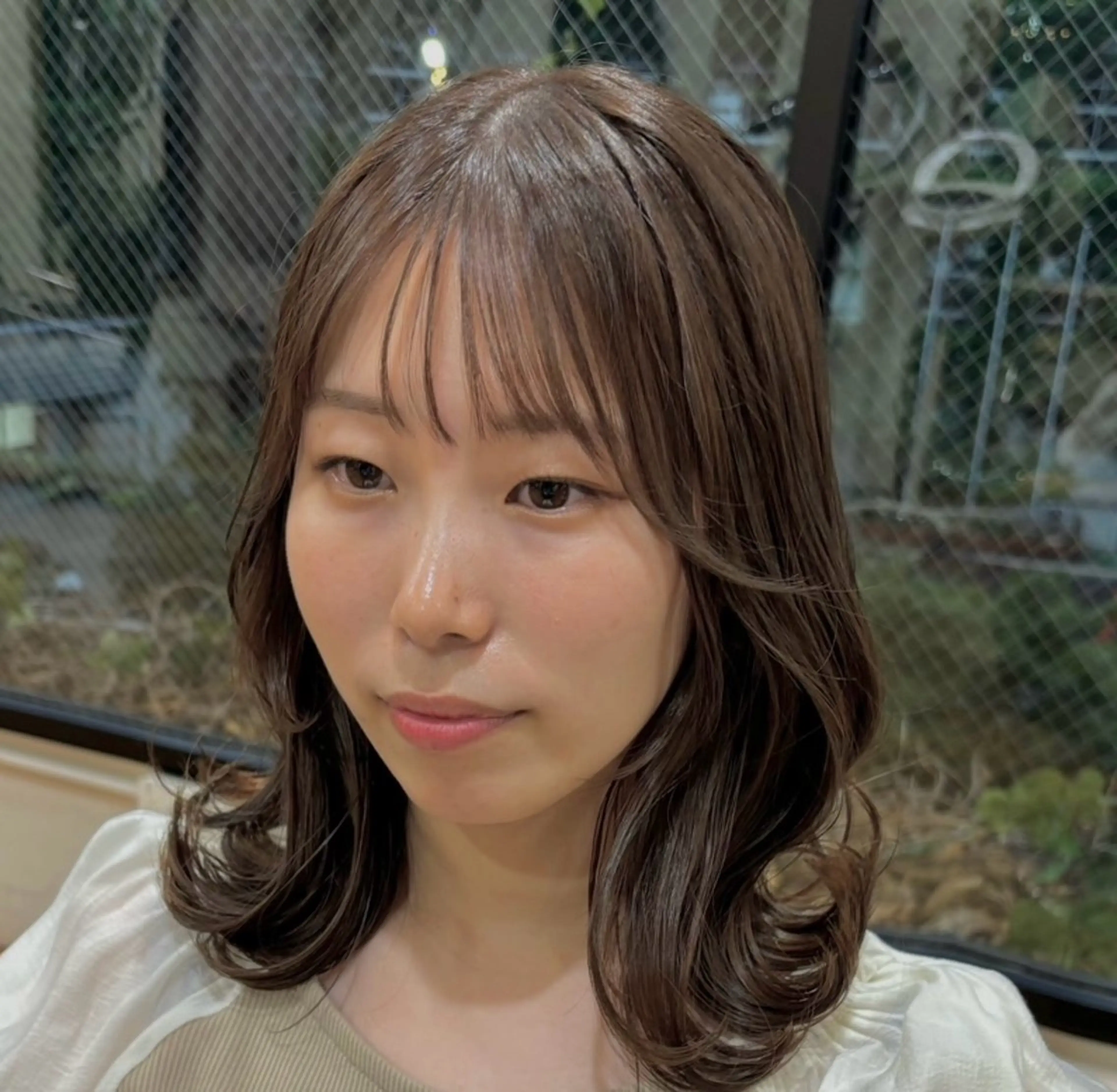 ‼️平日のみ‼️オーガニックリタッチカラー/前髪カット/トリートメント¥4,500の写真