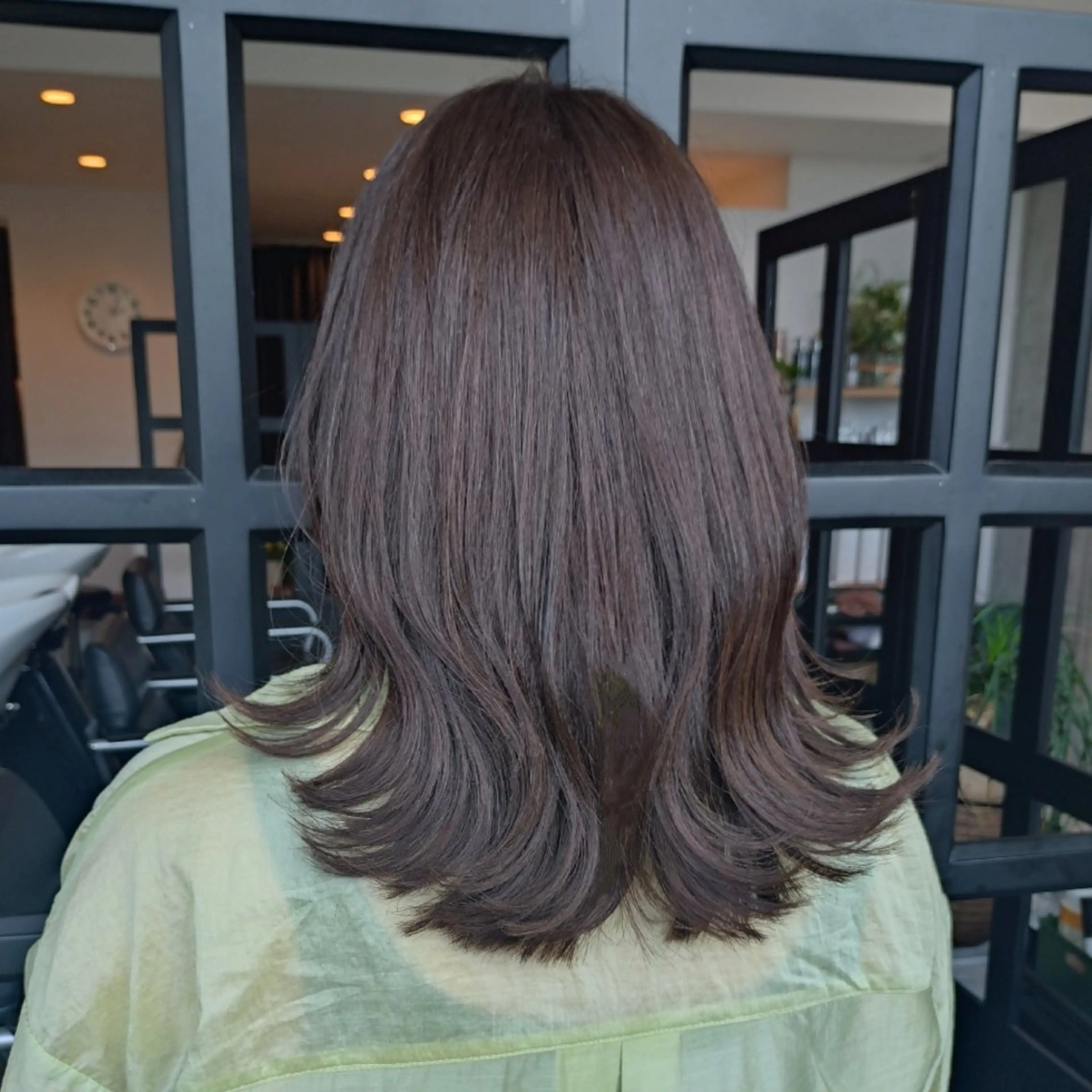 ミディアム カラー カット ヘアカラー トリートメント ヘアアレンジ/柔らか 艶カラー/AKARIのヘアスタイル