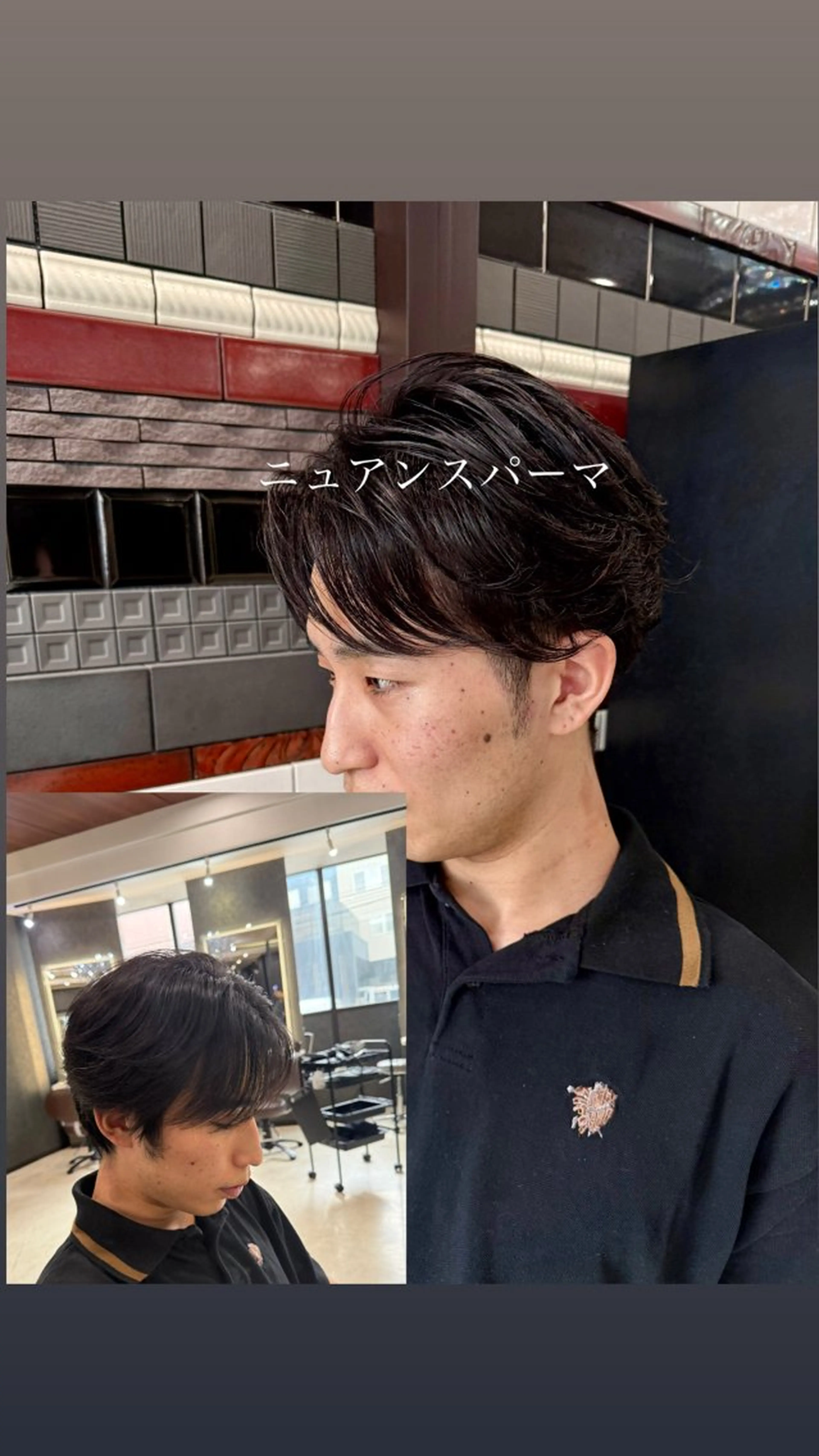 メンズ メンズパーマ 学生（メンズ向け） DESIGN SALON  LIA・デザインサロンリア所属・かっこいいが正義/リ ア/メンズ革命/賢佑のヘアスタイル