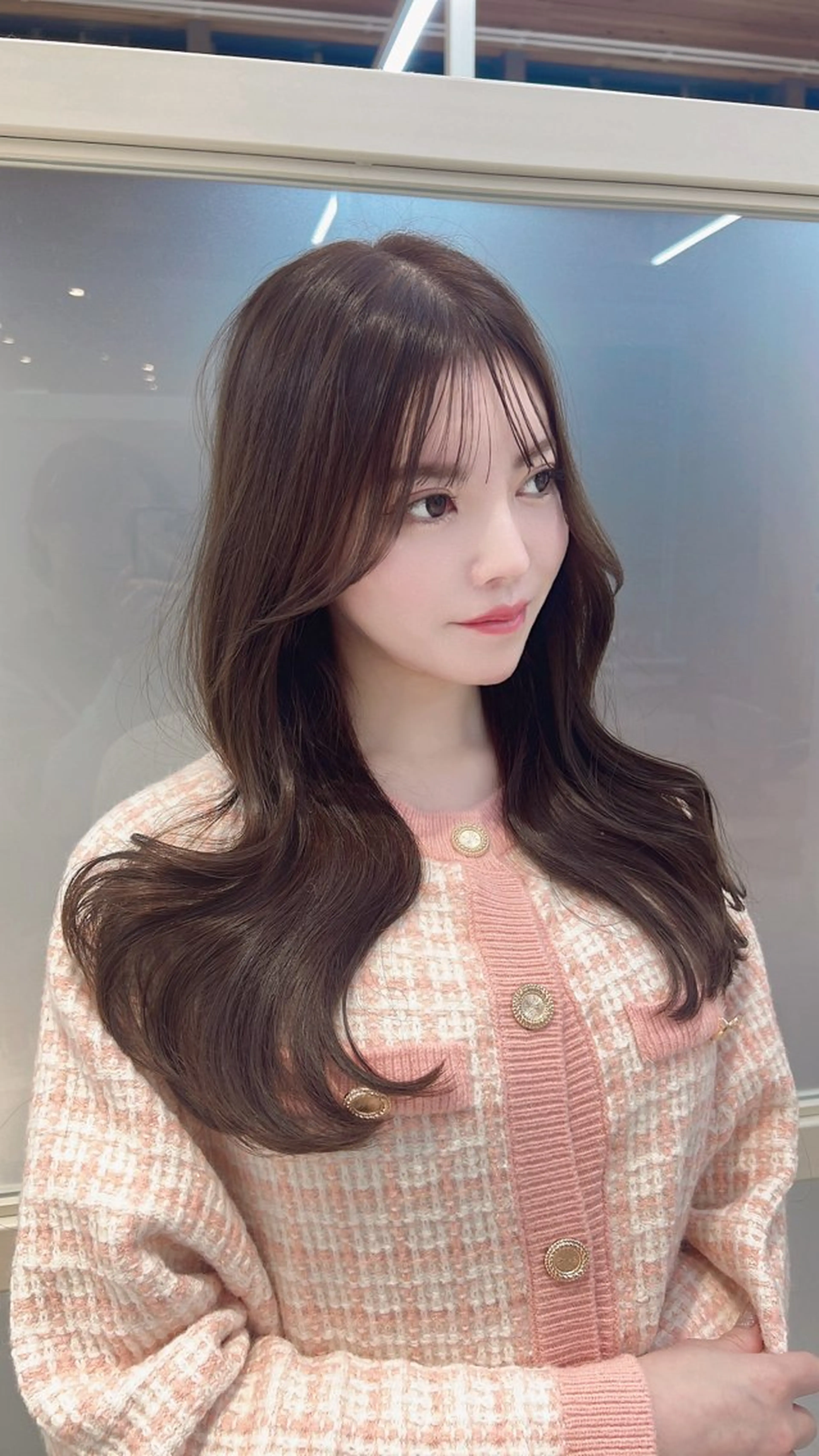 ロング レイヤーカット/ 顔まわり/アオイのヘアスタイル