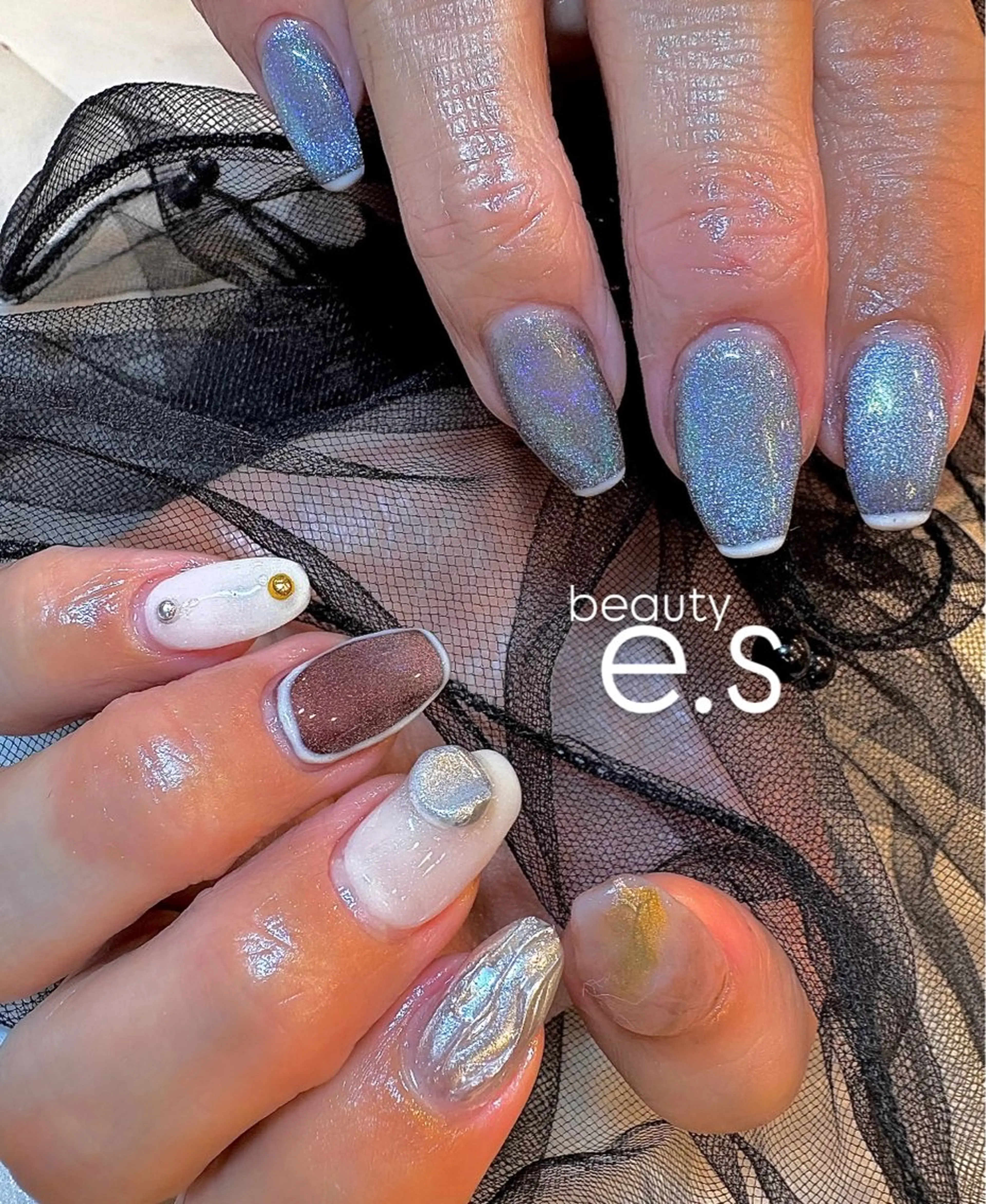 ネイル ニュアンスネイル nail e.sのネイルデザイン