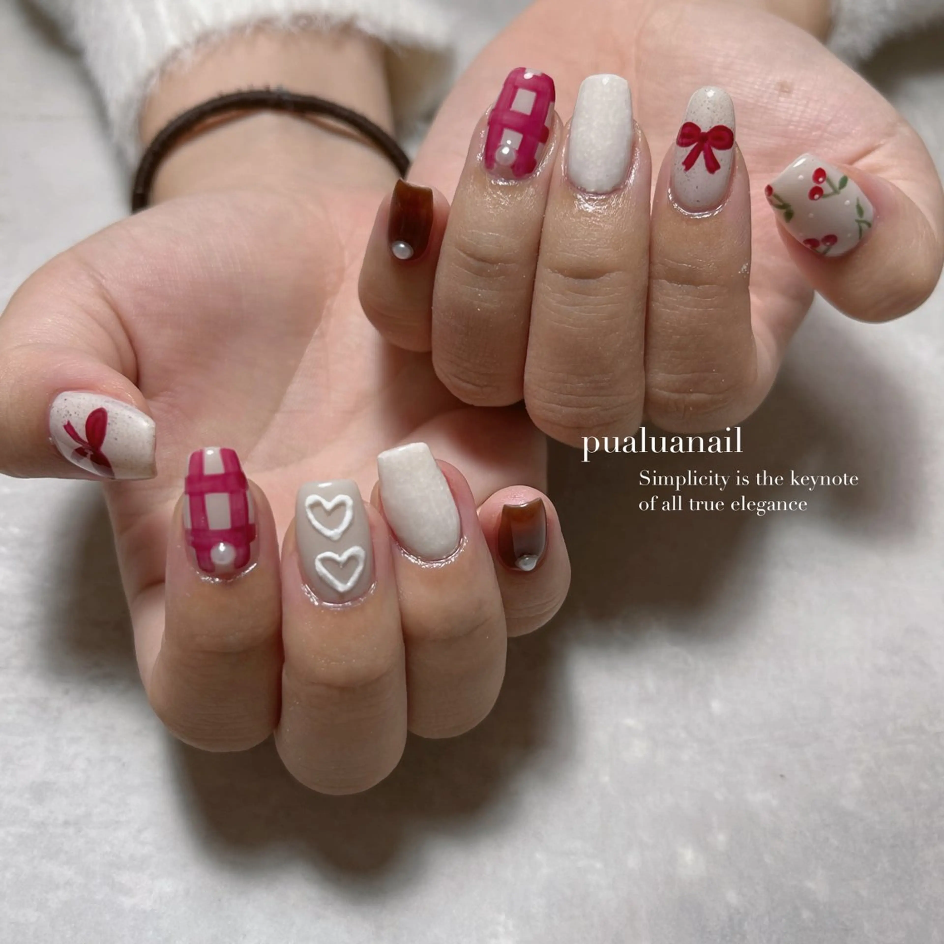 ネイル ハンドネイル pualua miharuのネイルデザイン