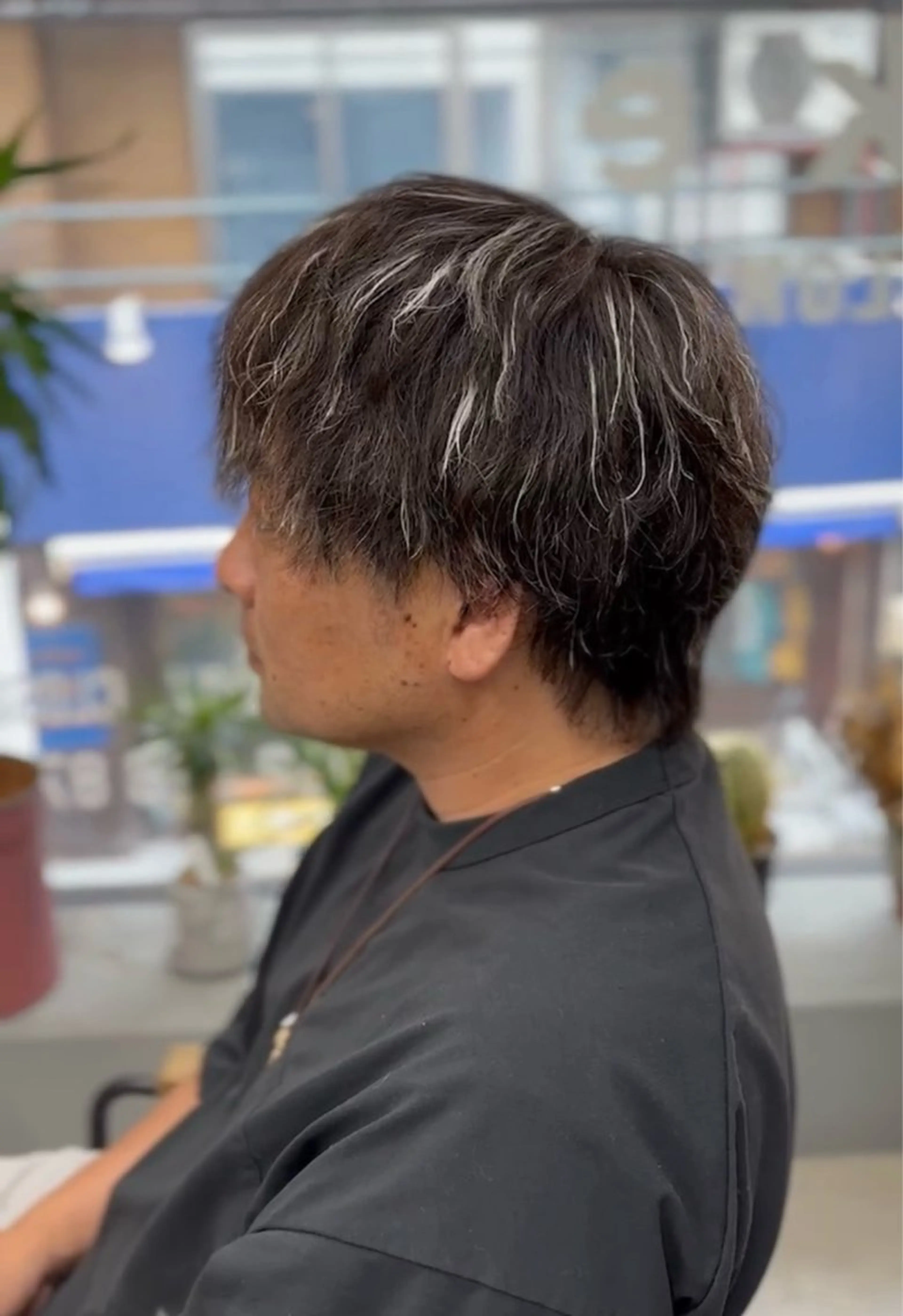 ショート パーマ メンズ カット パーマ メンズ専門サロン wokeのヘアスタイル