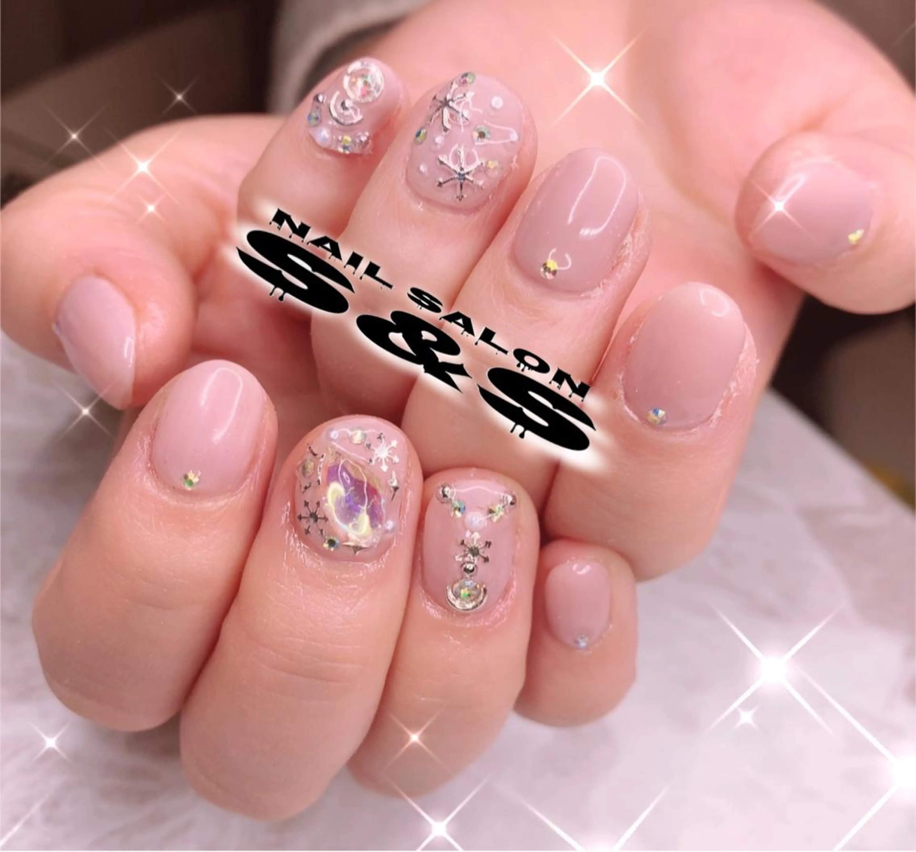 ネイル 長さ出し メンズネイル 持ち込み スカルプネイル S&S 村田小百合のネイルデザイン