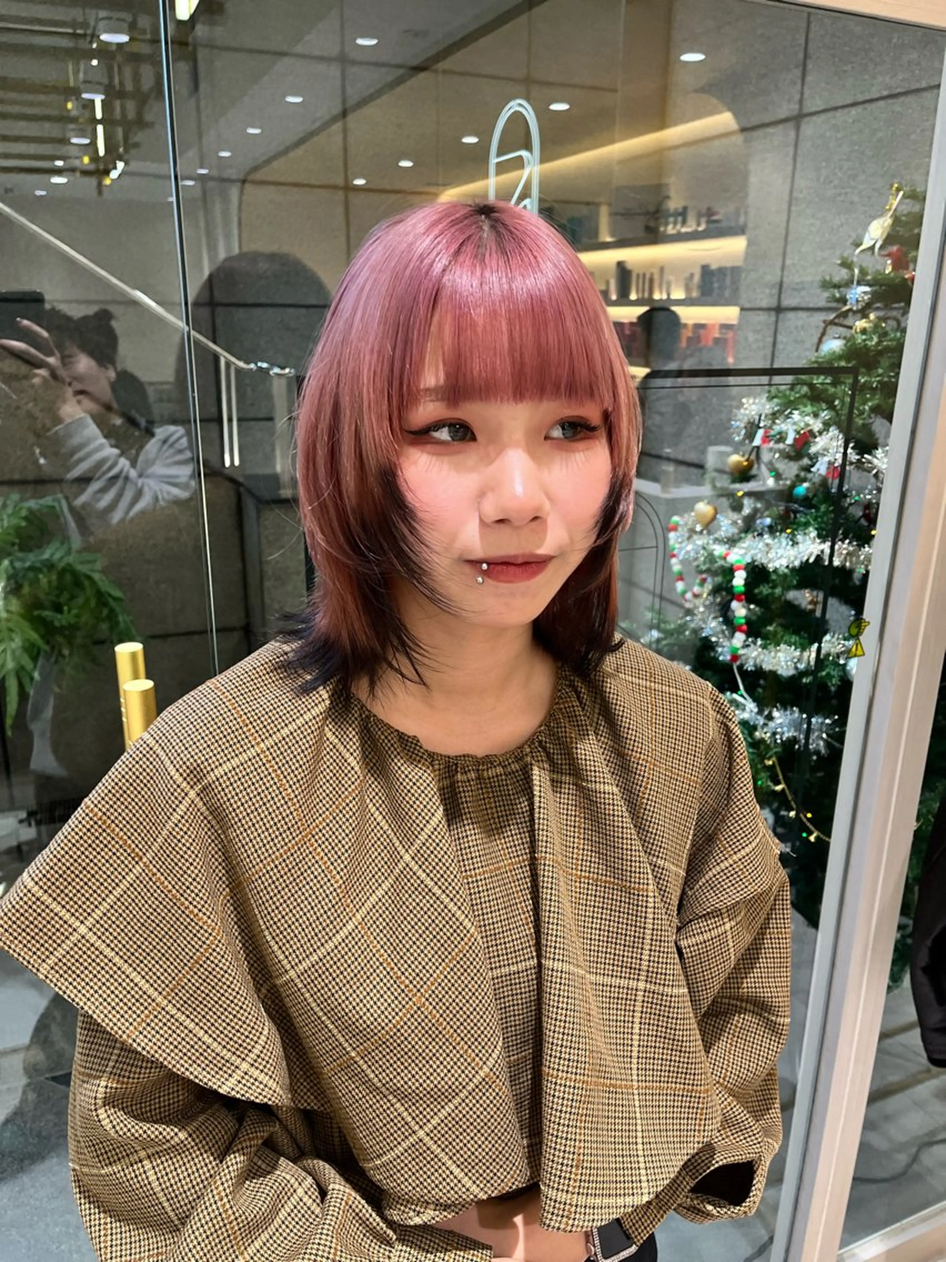 ミディアム カラー ヘアカラー 🥇メンズパーマ /縮毛矯正/木村神心のヘアスタイル