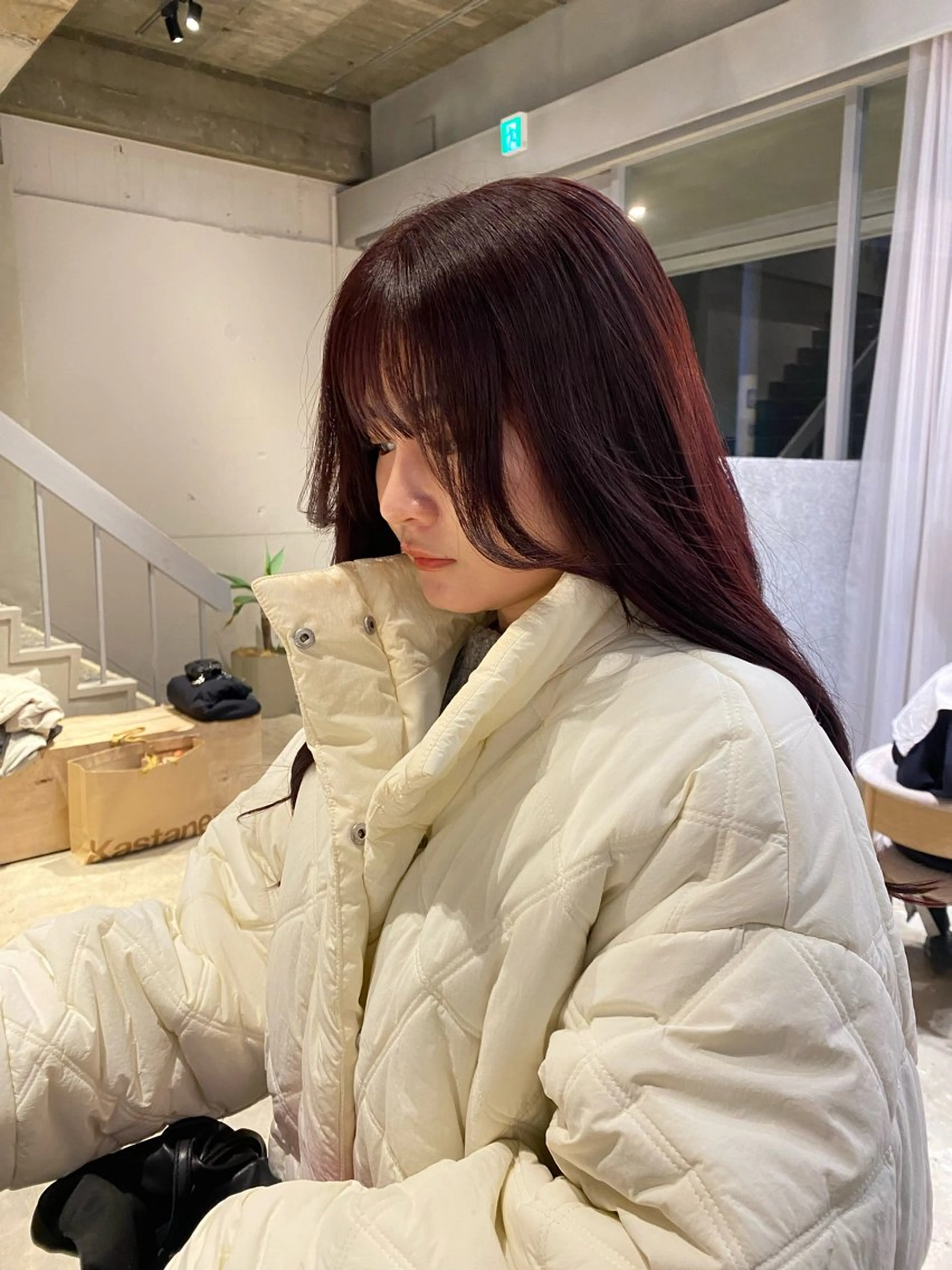 ロング カラー カット ヘアカラー レイヤーカット/ ダブルカラー/櫻井のヘアスタイル