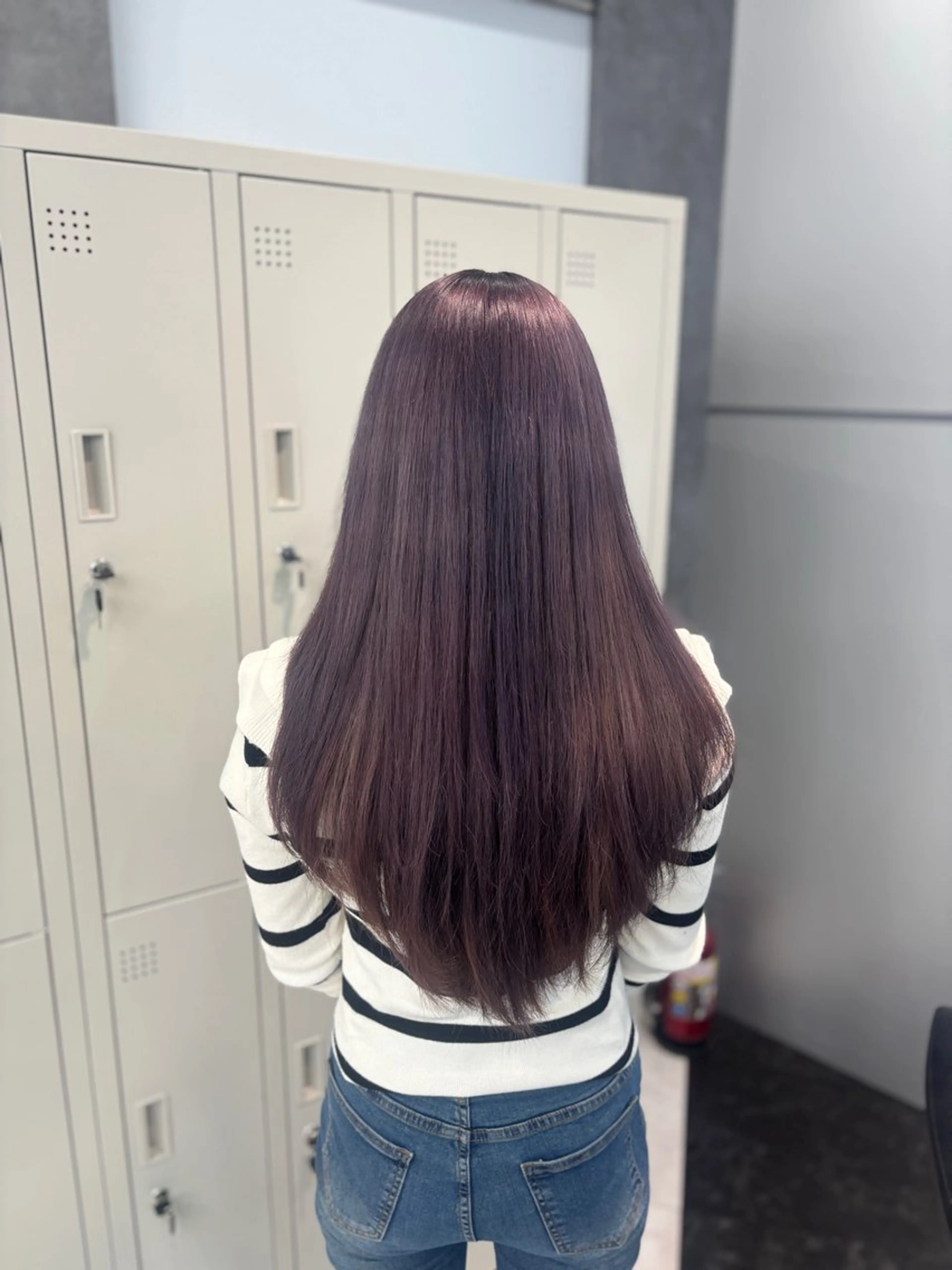 ロング カラー ヘアアレンジ カット ヘアカラー トリートメント ミルクティー/ピンク カラー/ みう🎀のヘアスタイル