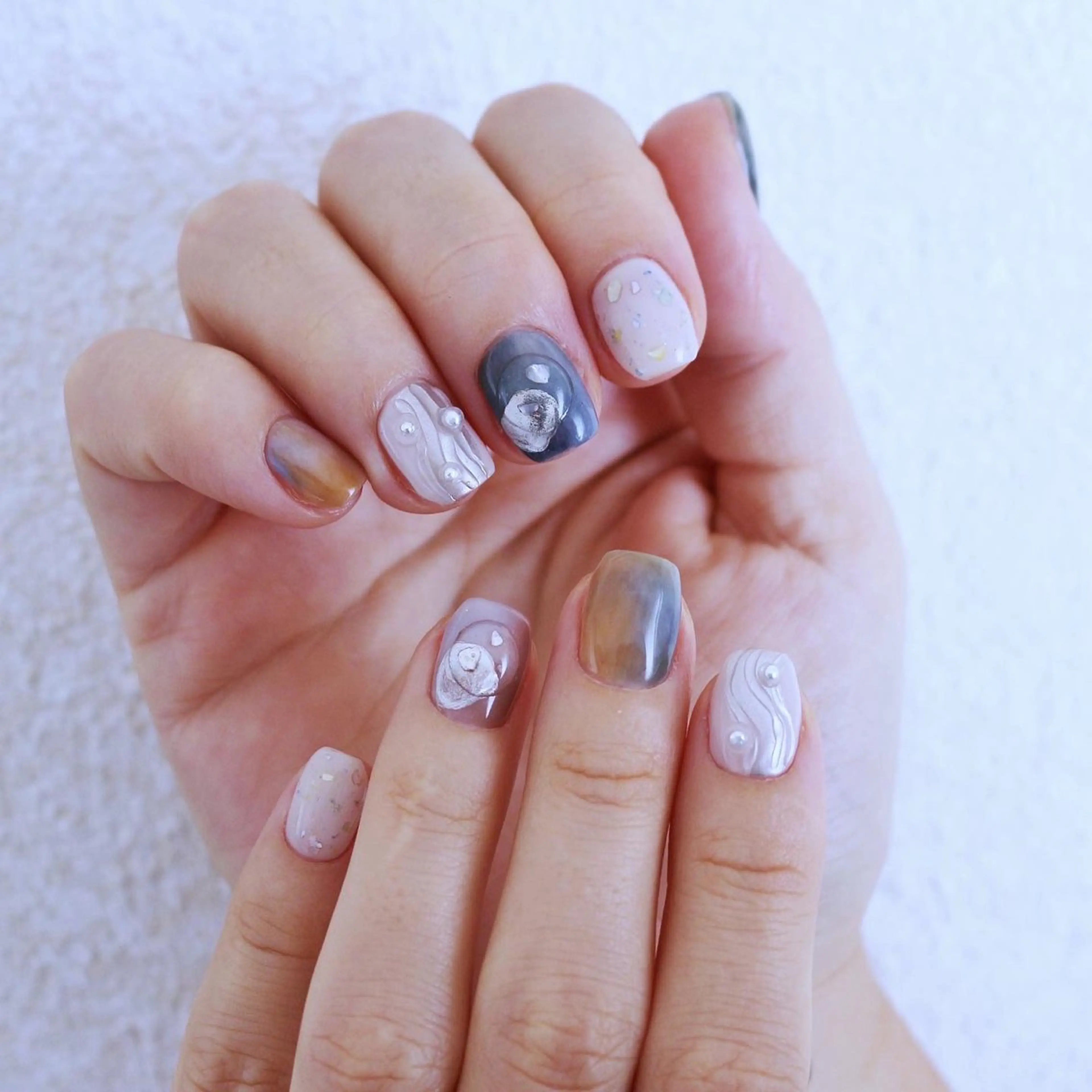 ネイル ニュアンスネイル ハンドネイル Baku Nailsのネイルデザイン