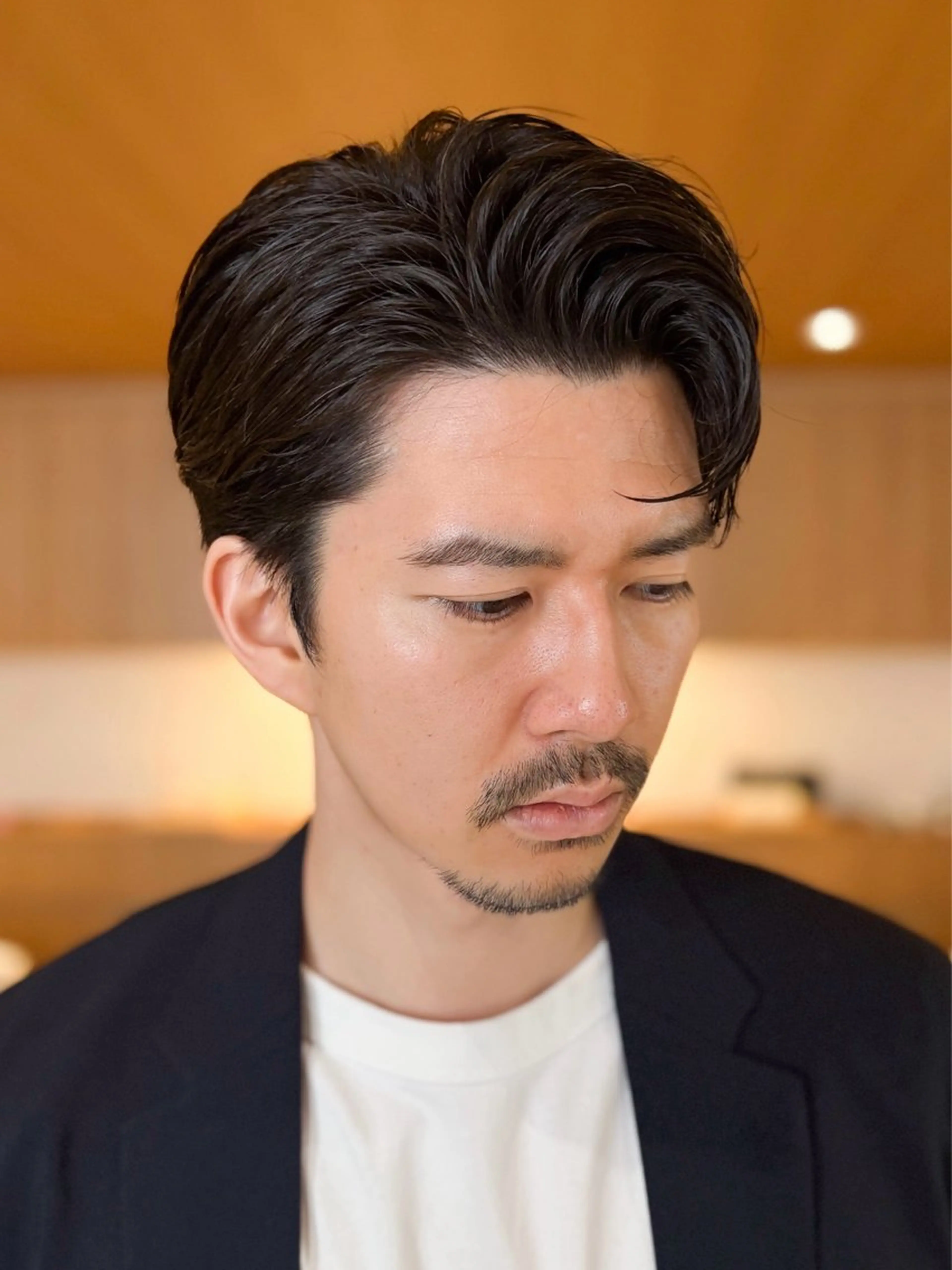 ショート パーマ メンズ ビジネス 縮毛矯正 カット 縮毛矯正 【メンズ縮毛矯正】 FILMS  軍司のヘアスタイル