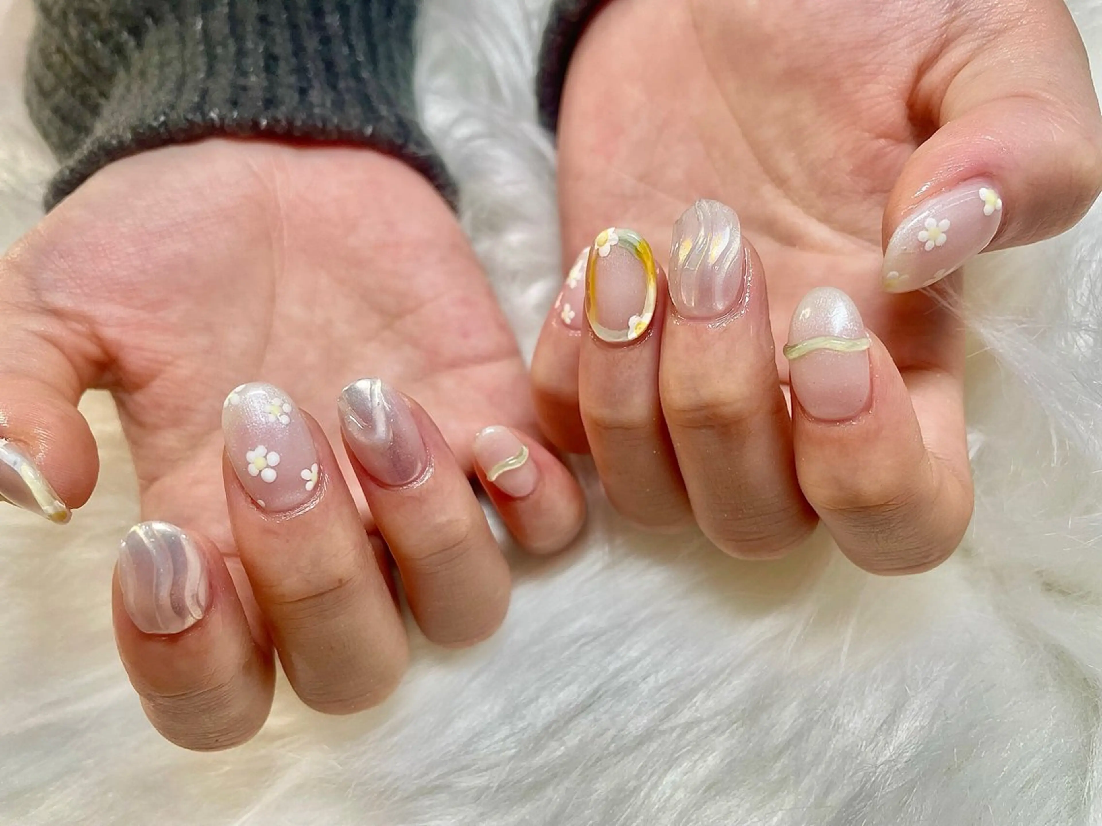 【ハンド≫オフ無し】持込みアート(120分)コース。アート片手2​〜​3本目安。の写真