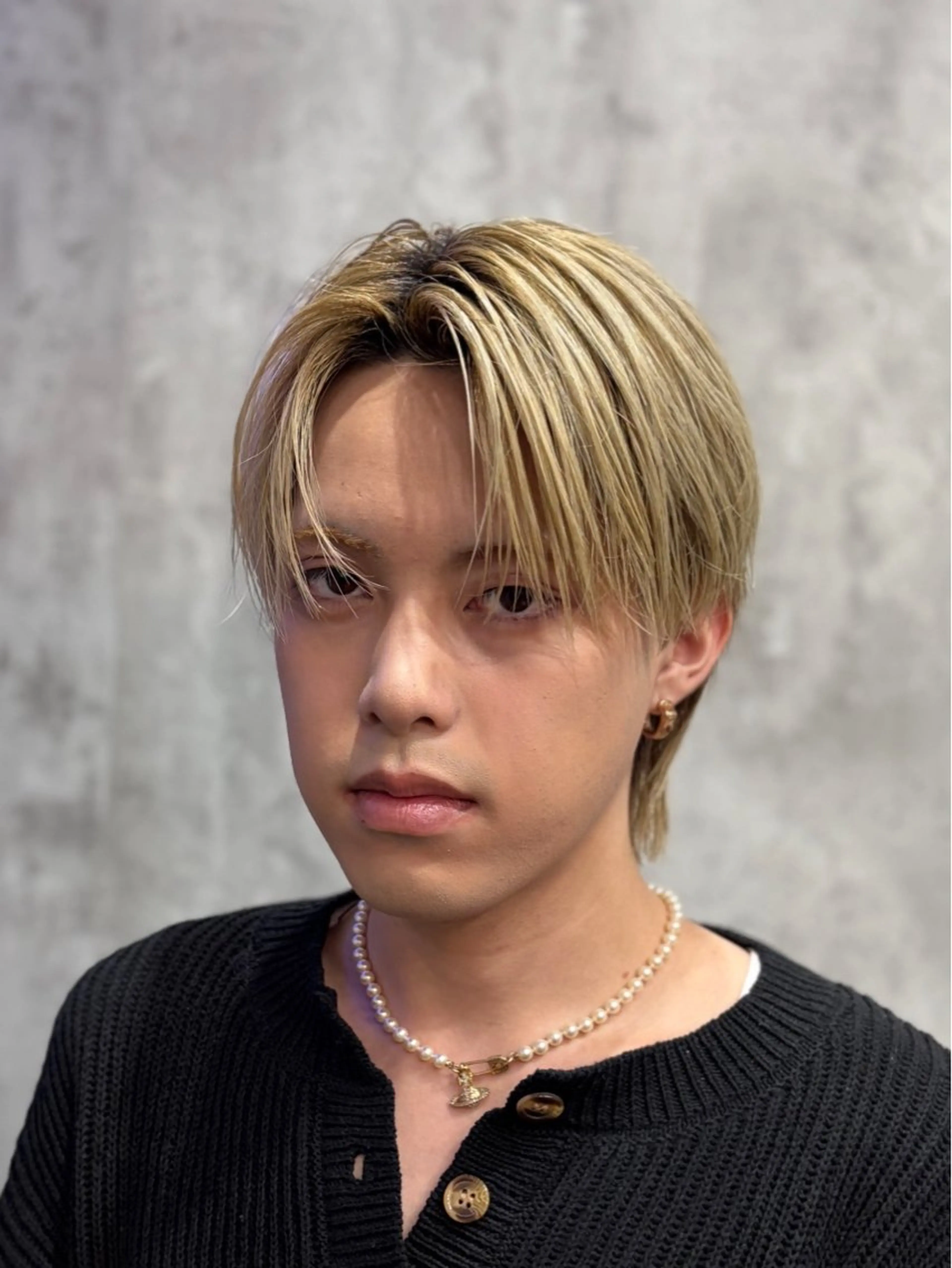 ショート カラー メンズ センターパート 🦄カイ/メンズ 韓国ヘア/メイク🦄のヘアスタイル