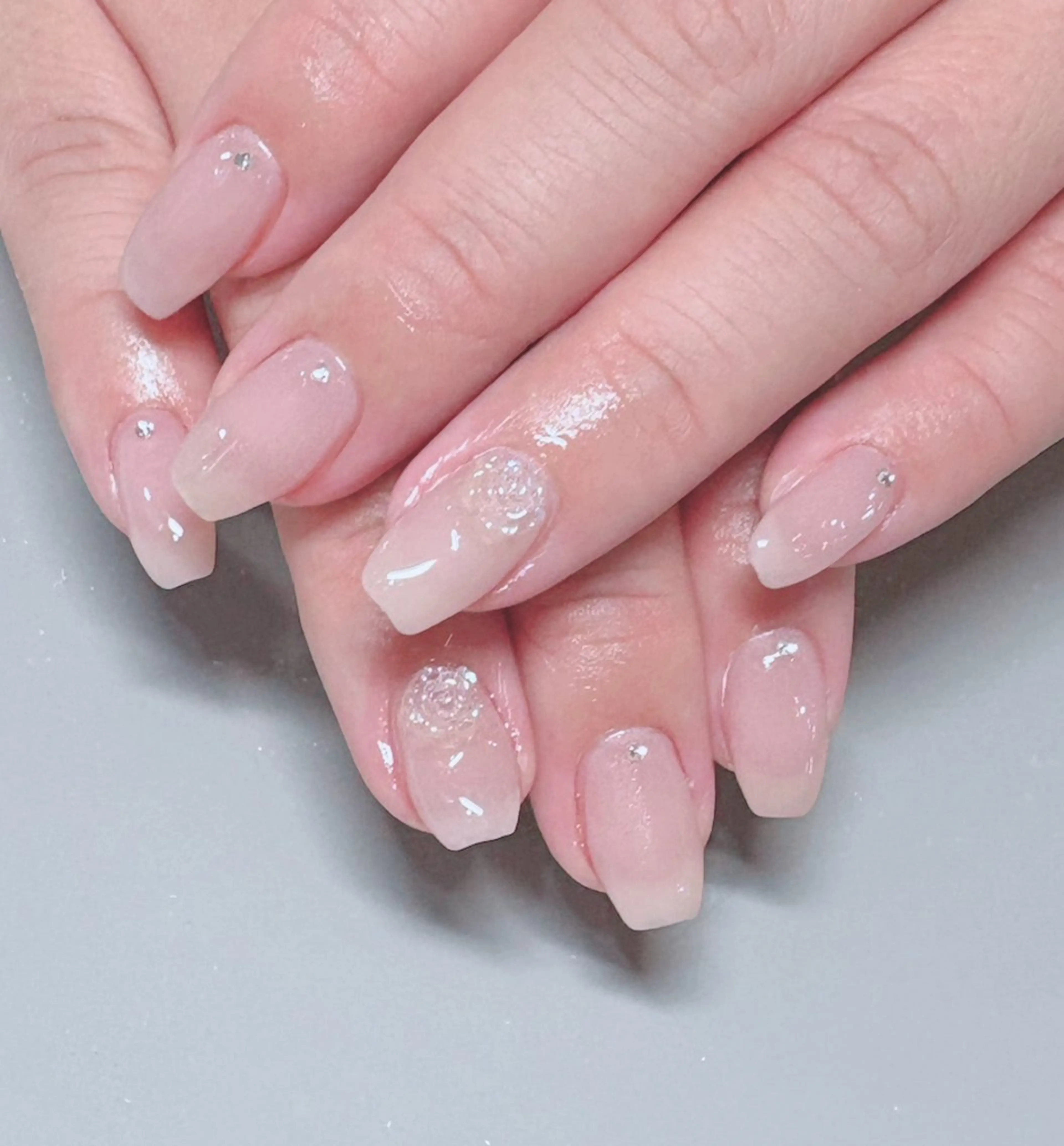 ネイル ハンドネイル THE BALM Rihoのネイルデザイン