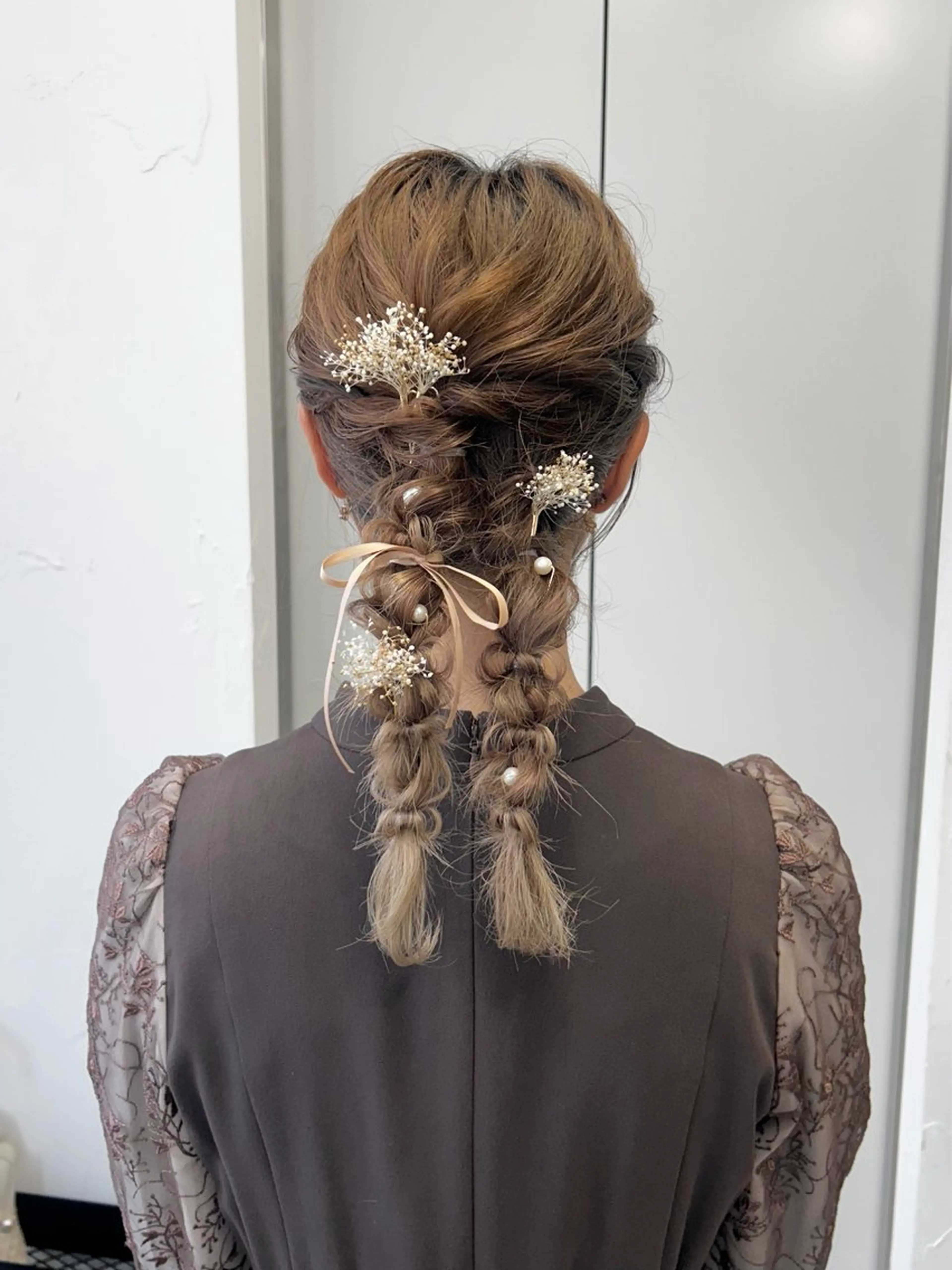 ヘアアレンジ 結婚式・ブライダル monaヘアアレンジ 🎀/お呼ばれのヘアスタイル