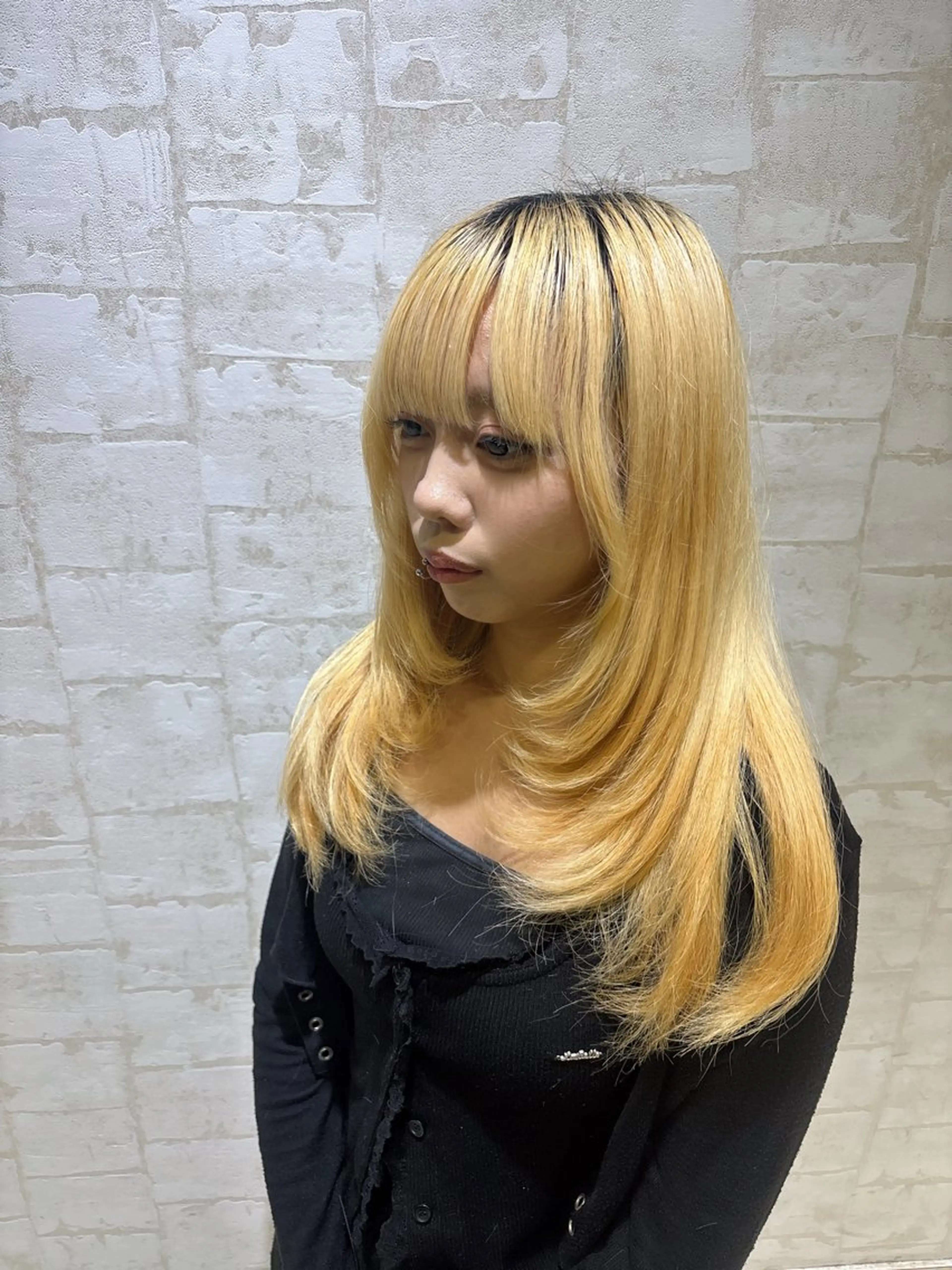 ロング カット 韓国レイヤー/カラー 🐈‍⬛💗miyuのヘアスタイル