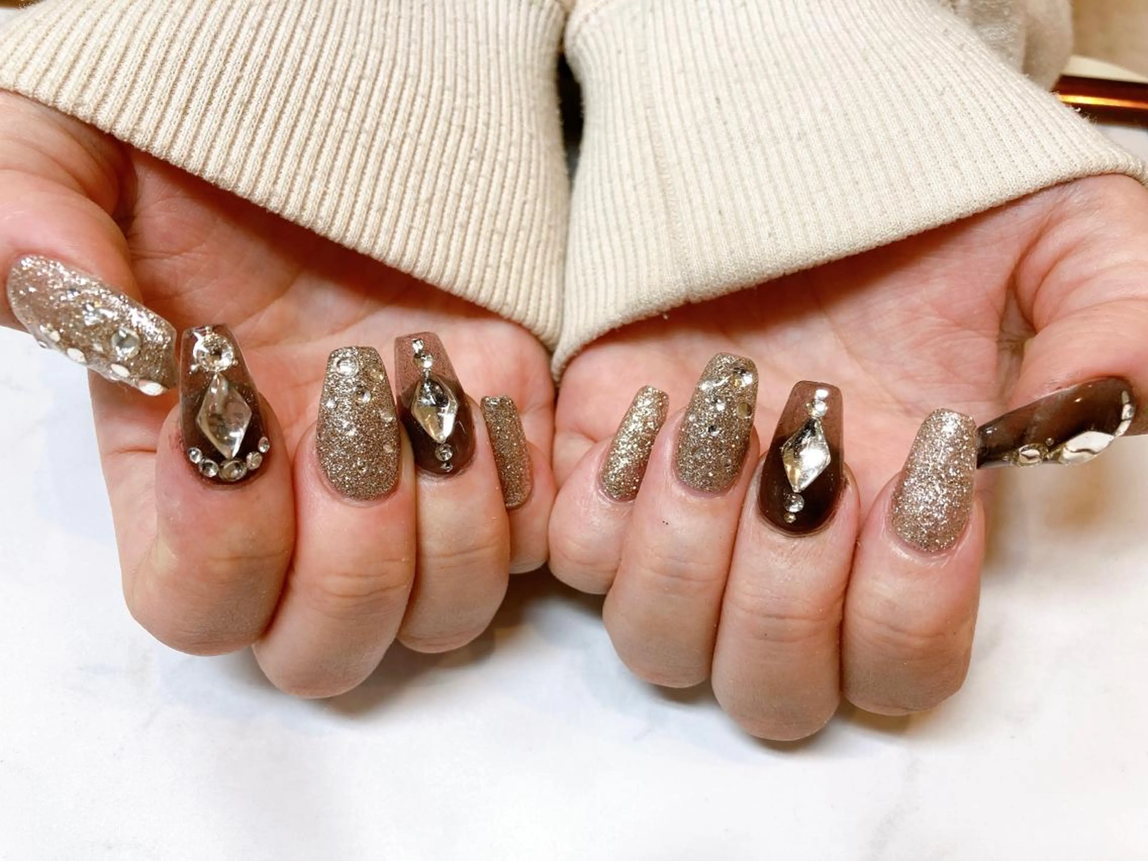 ネイル スカルプネイル SOARE🤍 🤍のネイルデザイン