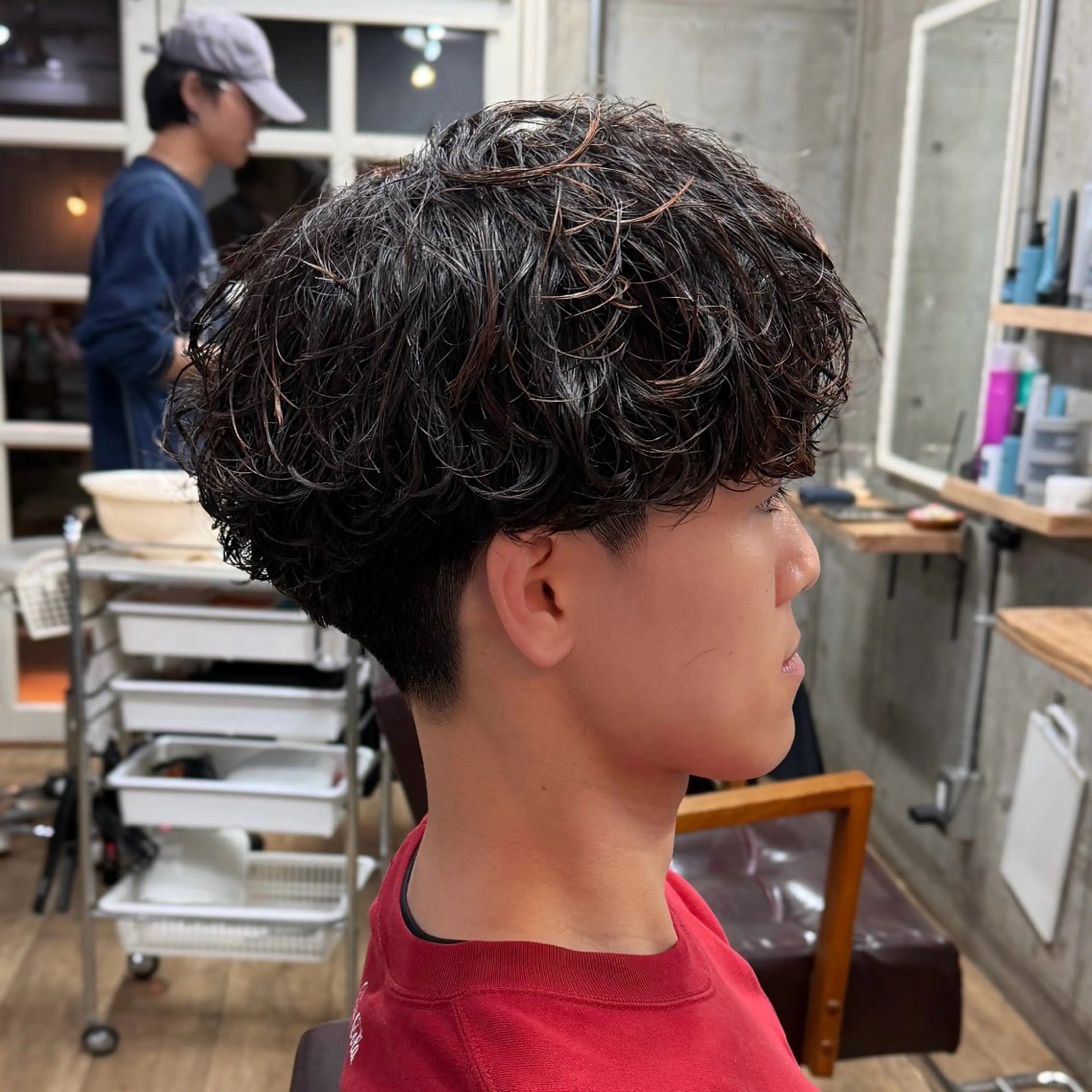 パーマ メンズ メンズパーマ カット パーマ homme, famille raugh【オム・ファミーユ・ラグ】所属・【メンズ特化】パーマ /マッシュ/ヨシダのヘアスタイル