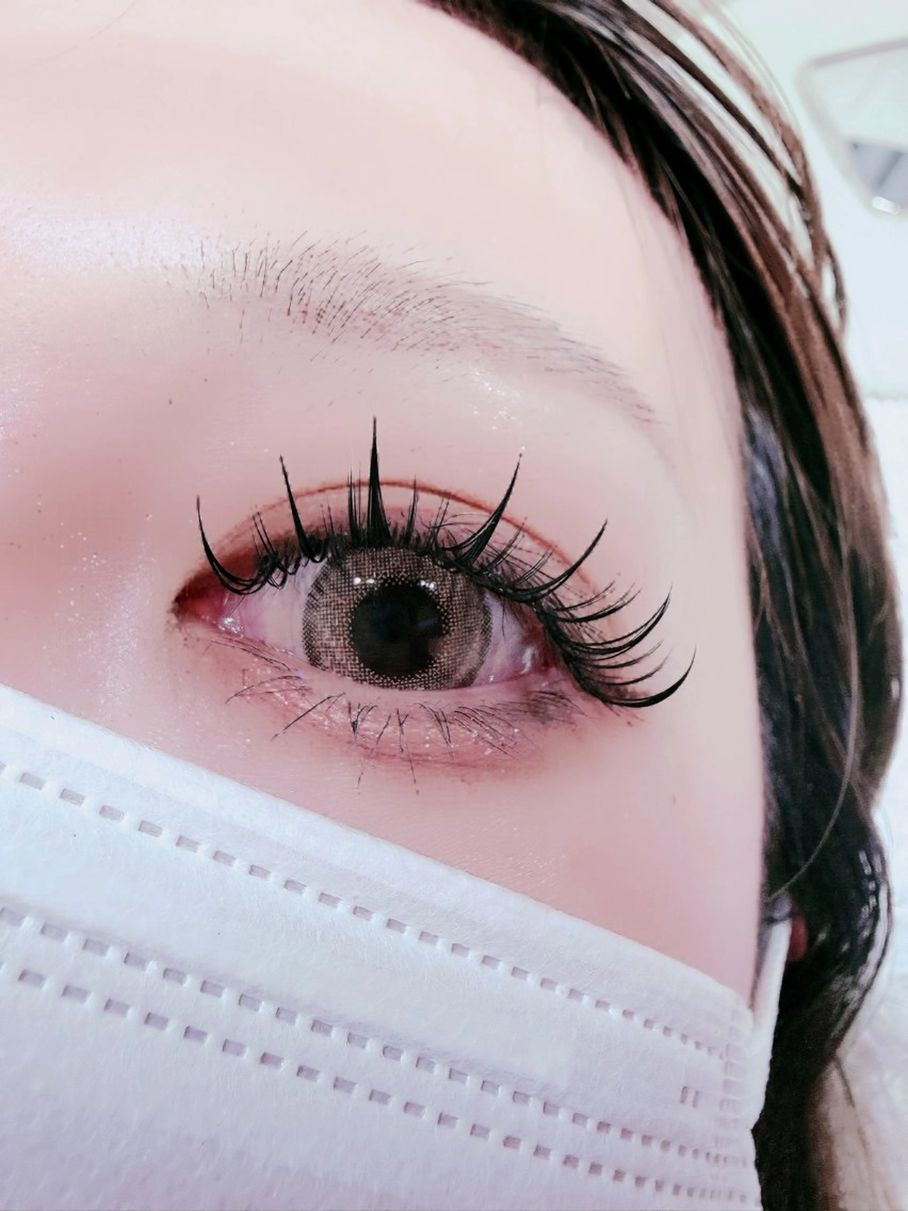 マツエク・マツパ フラットラッシュ ワンホンマツエク マツエク ルチア💞 lucia高田馬場のマツエク・マツパデザイン