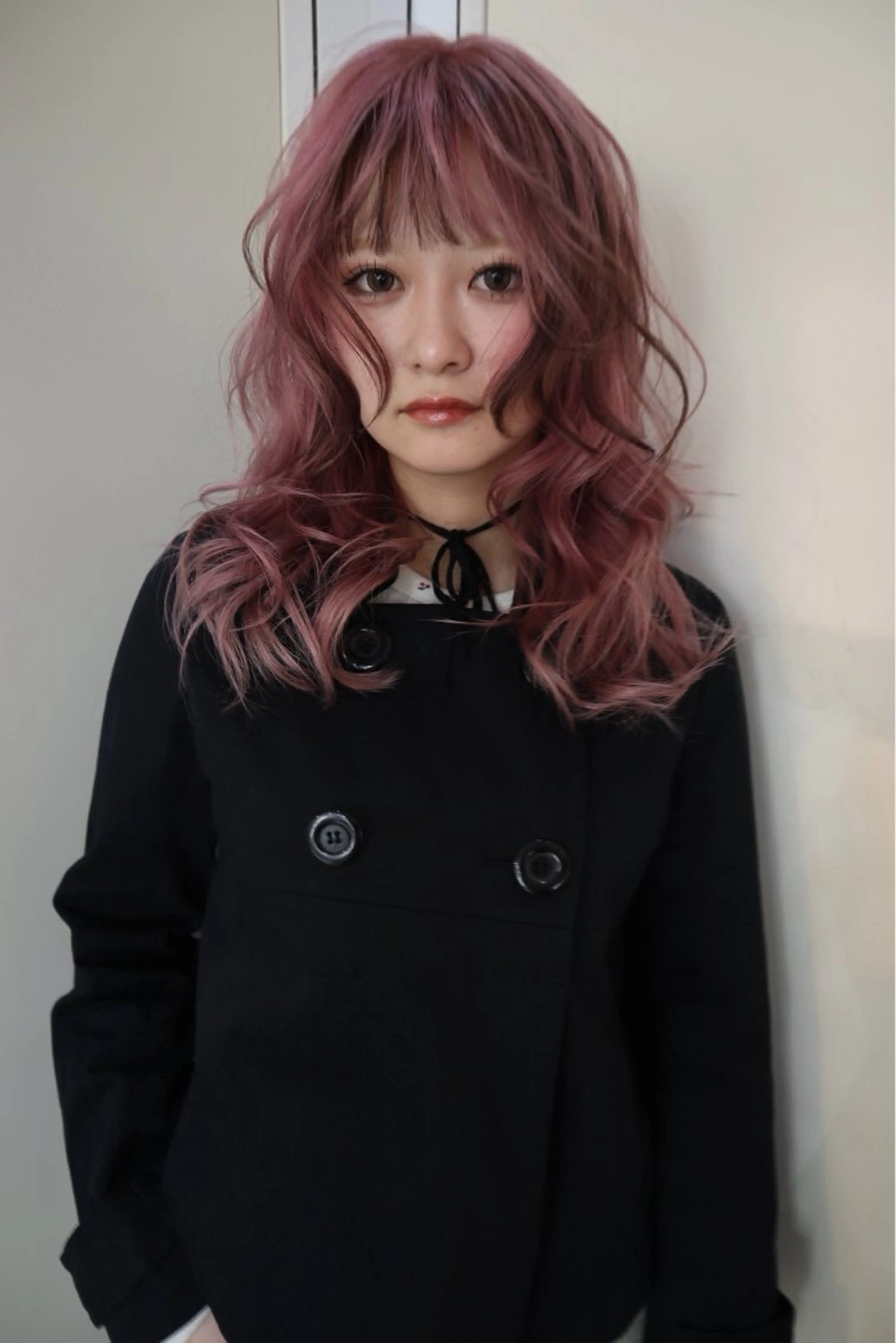 セミロング カラー ヘアアレンジ ヘアカラー minto/ 似合わせ/ハイトーンのヘアスタイル