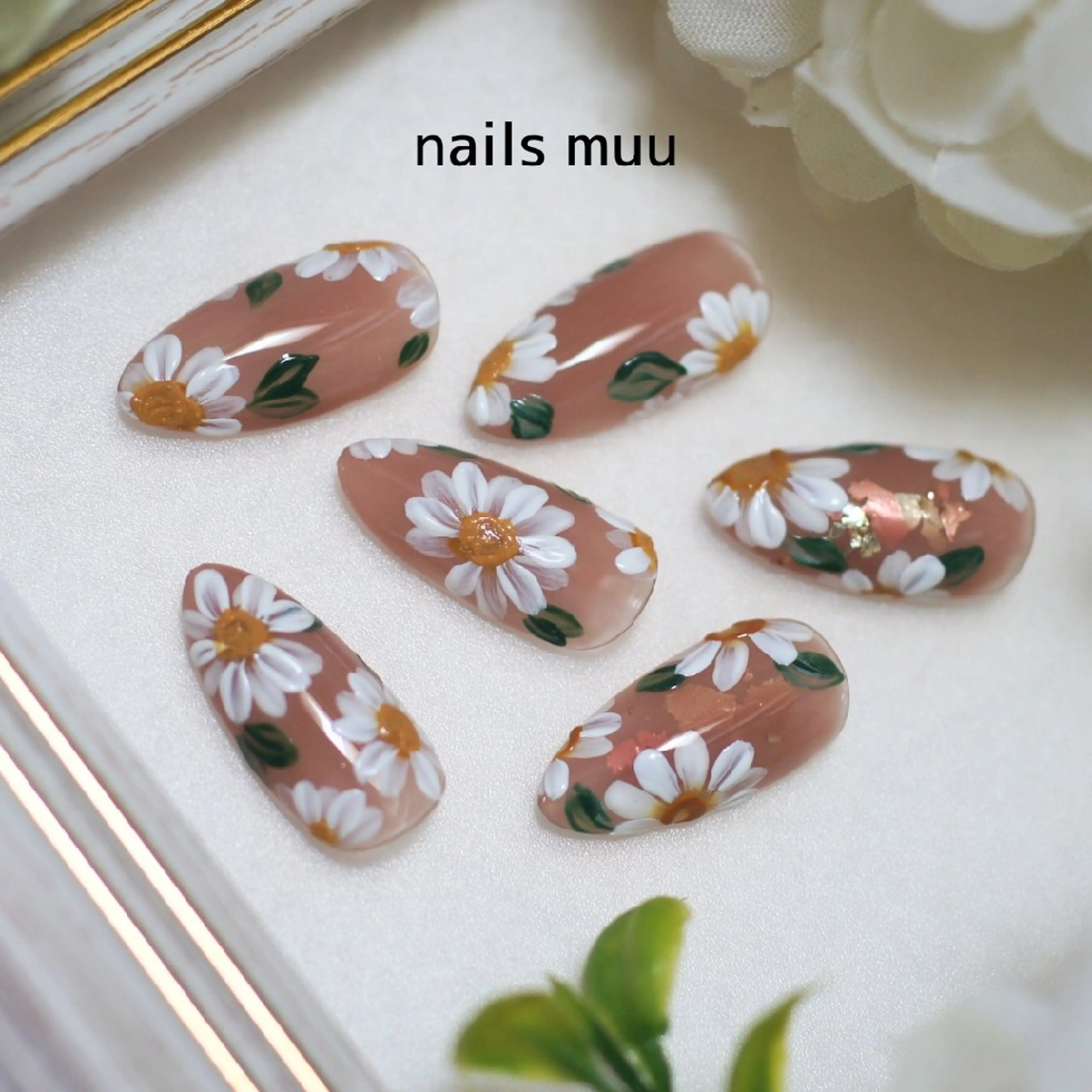 ネイル フラワーネイル ハンドネイル nails muu まゆのネイルデザイン