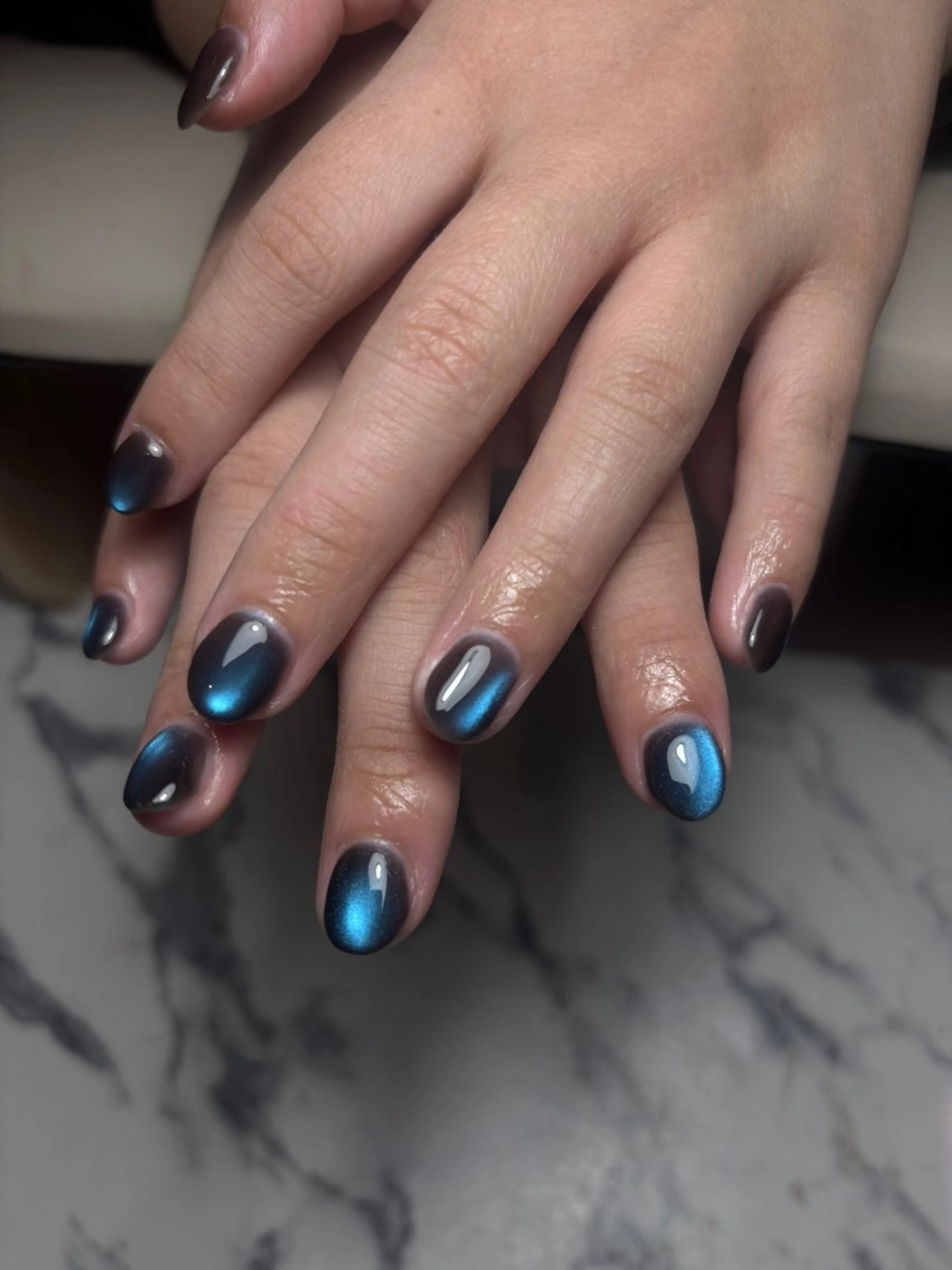 ショート ハンドネイル mimimi nail所属・I. MITSUKIのネイルデザイン