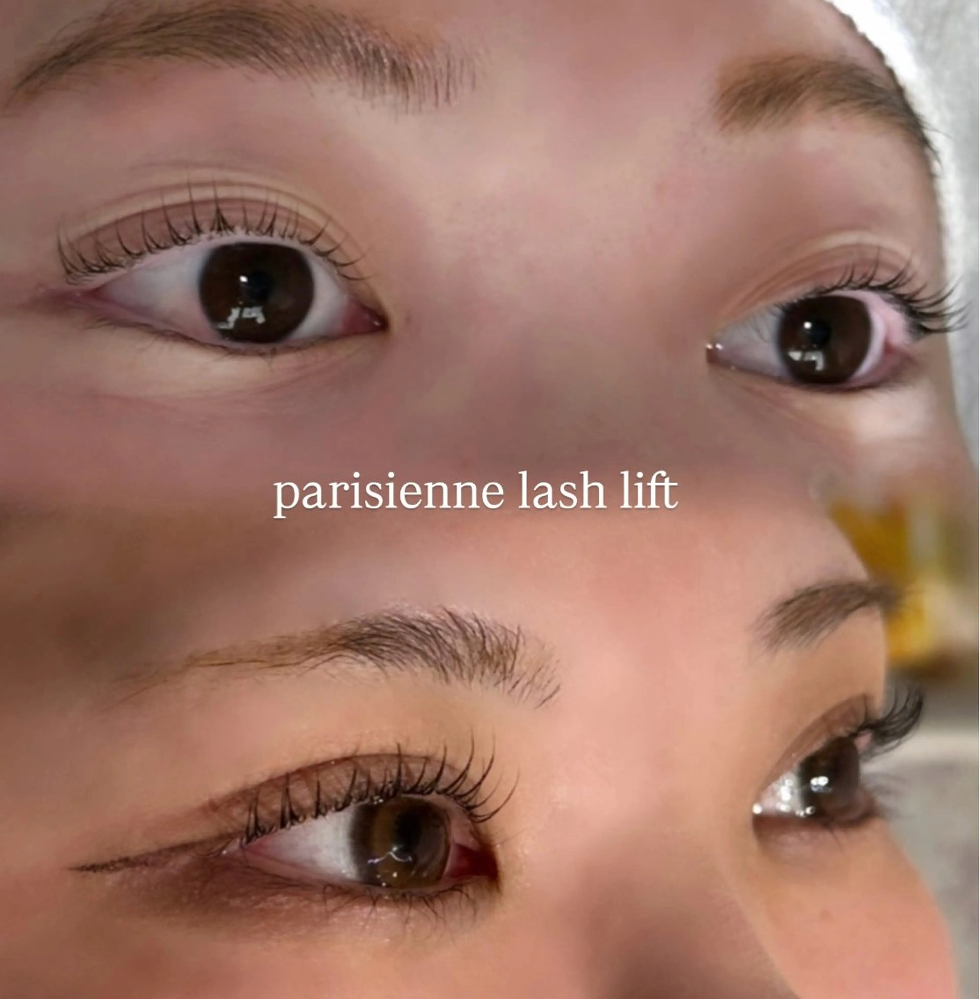 マツエク・マツパ 成人式 韓国風マツエク パリジェンヌラッシュリフト マツパ ハイトーン/艶カラー 🫧 ユイナのヘアスタイル