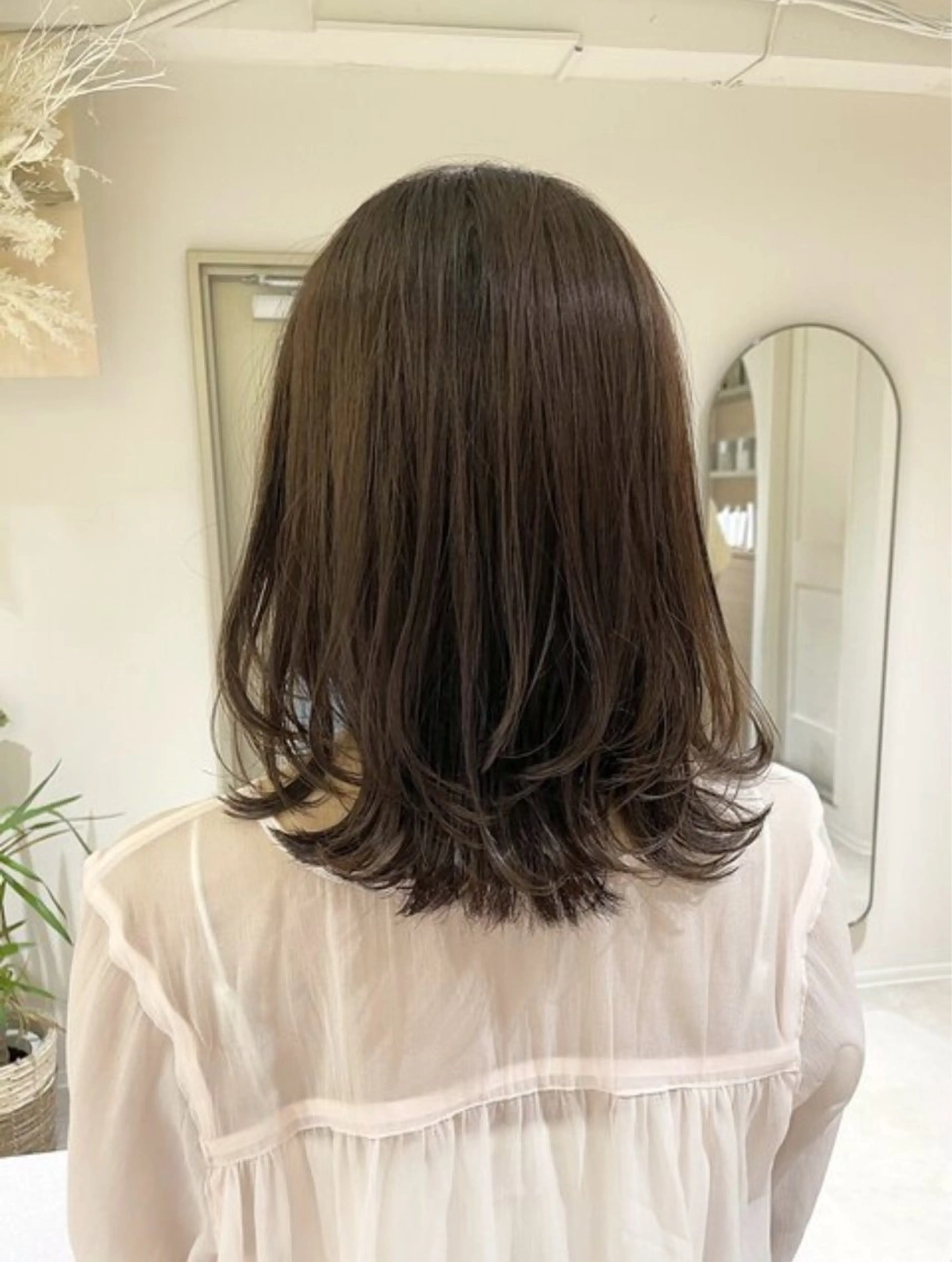 ミディアム カラー TOMTO所属・waka🤎 レイヤー／ボブのヘアスタイル