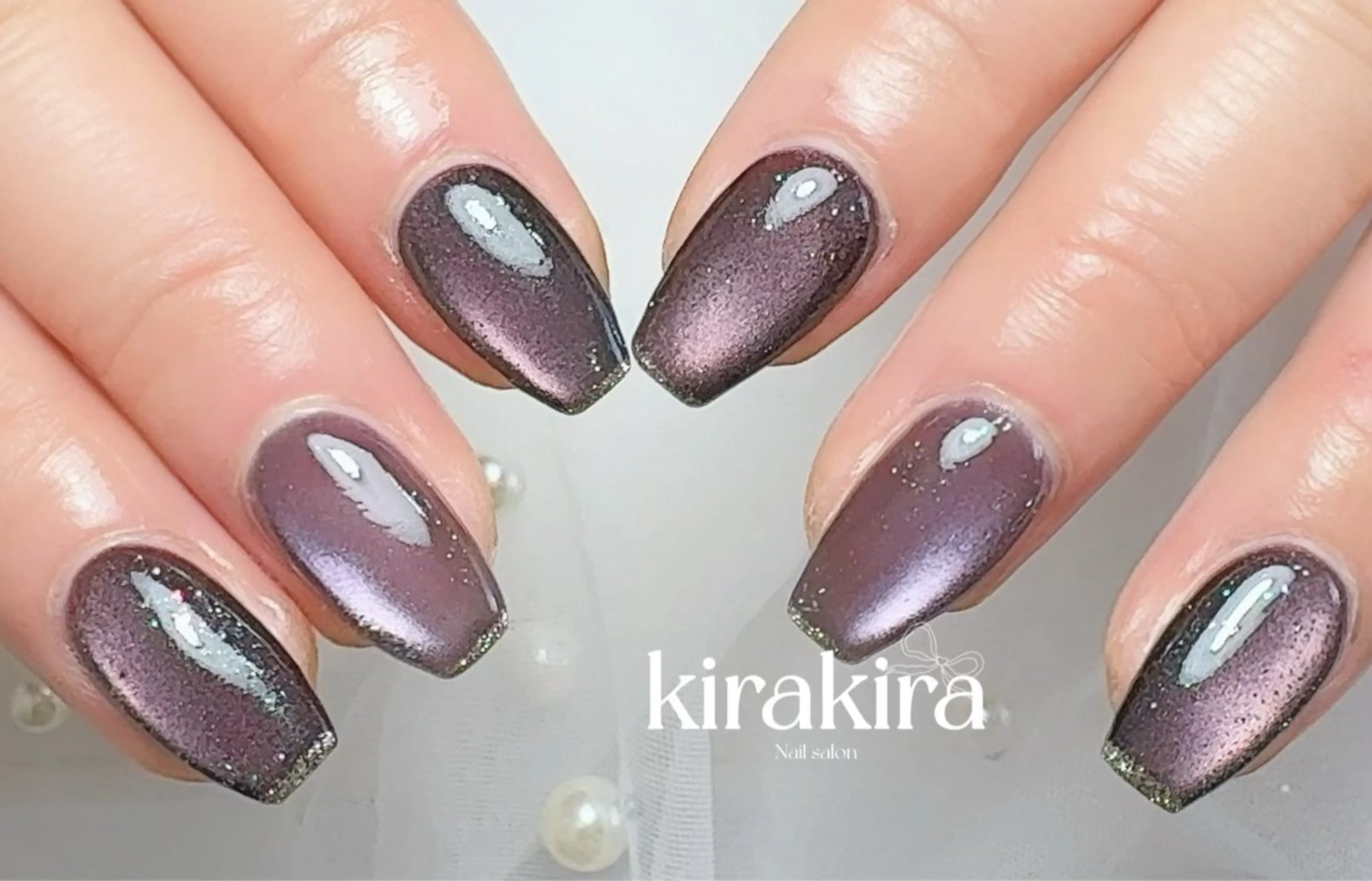 ネイル フットネイル キラキラネイル オフィスネイル シンプルネイル Kirakira Nail salonのネイルデザイン