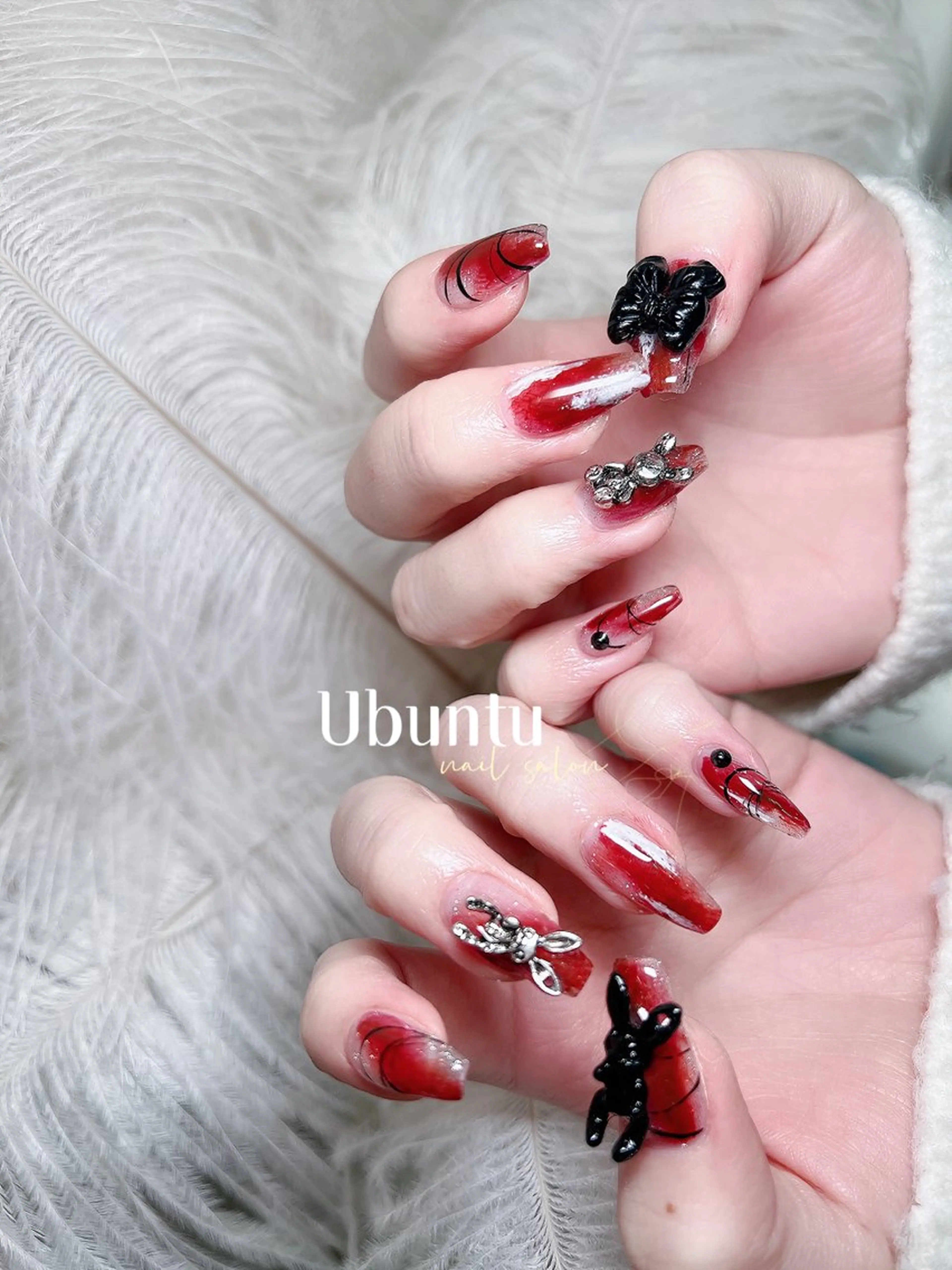 ネイル 韓国ネイル ワンホンネイル ハンドネイル Ubuntu🎀 ネイルサロン✨のネイルデザイン