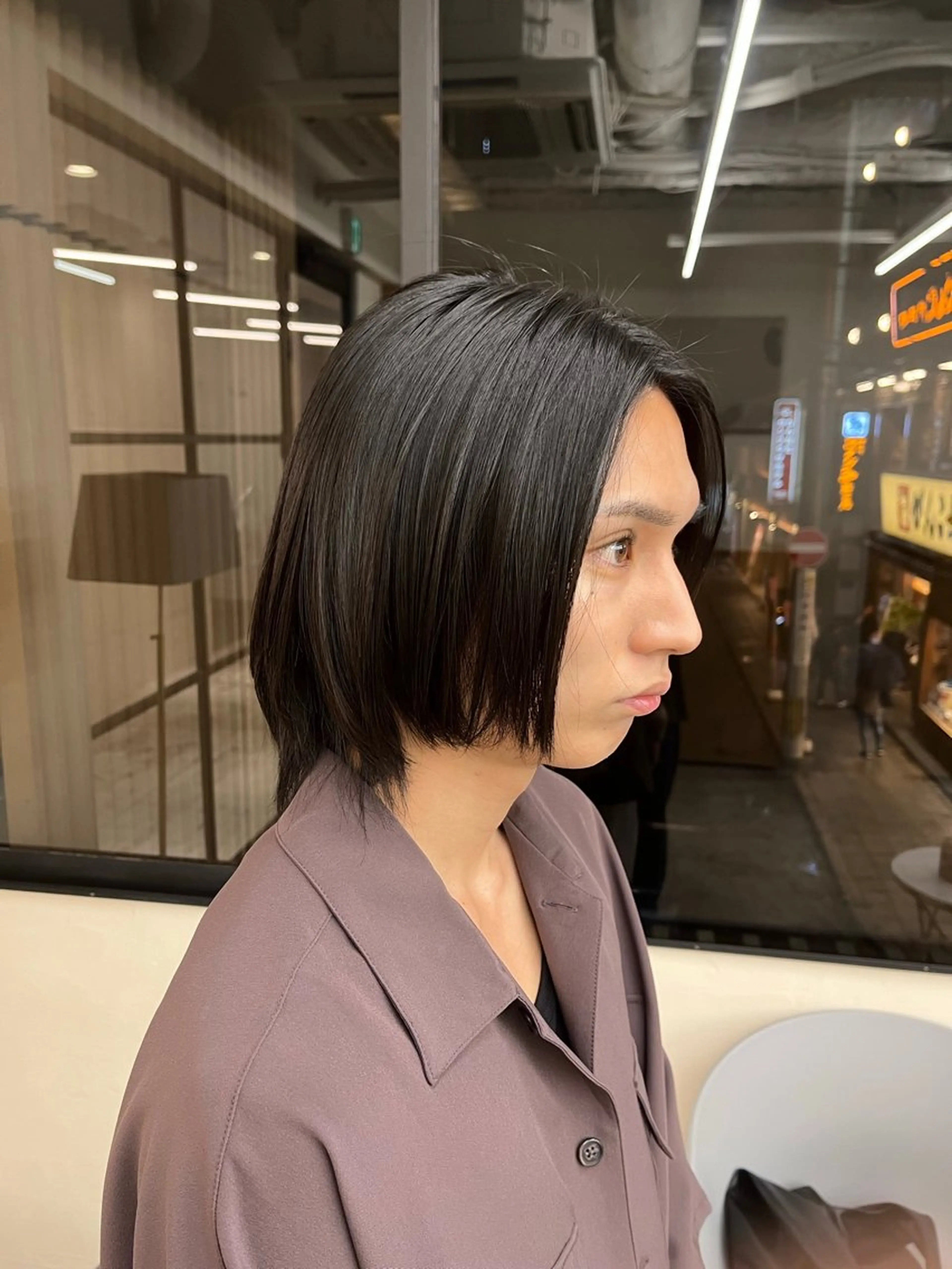 ミディアム 縮毛矯正 Oto/soden所属・大塚 柊那のヘアスタイル