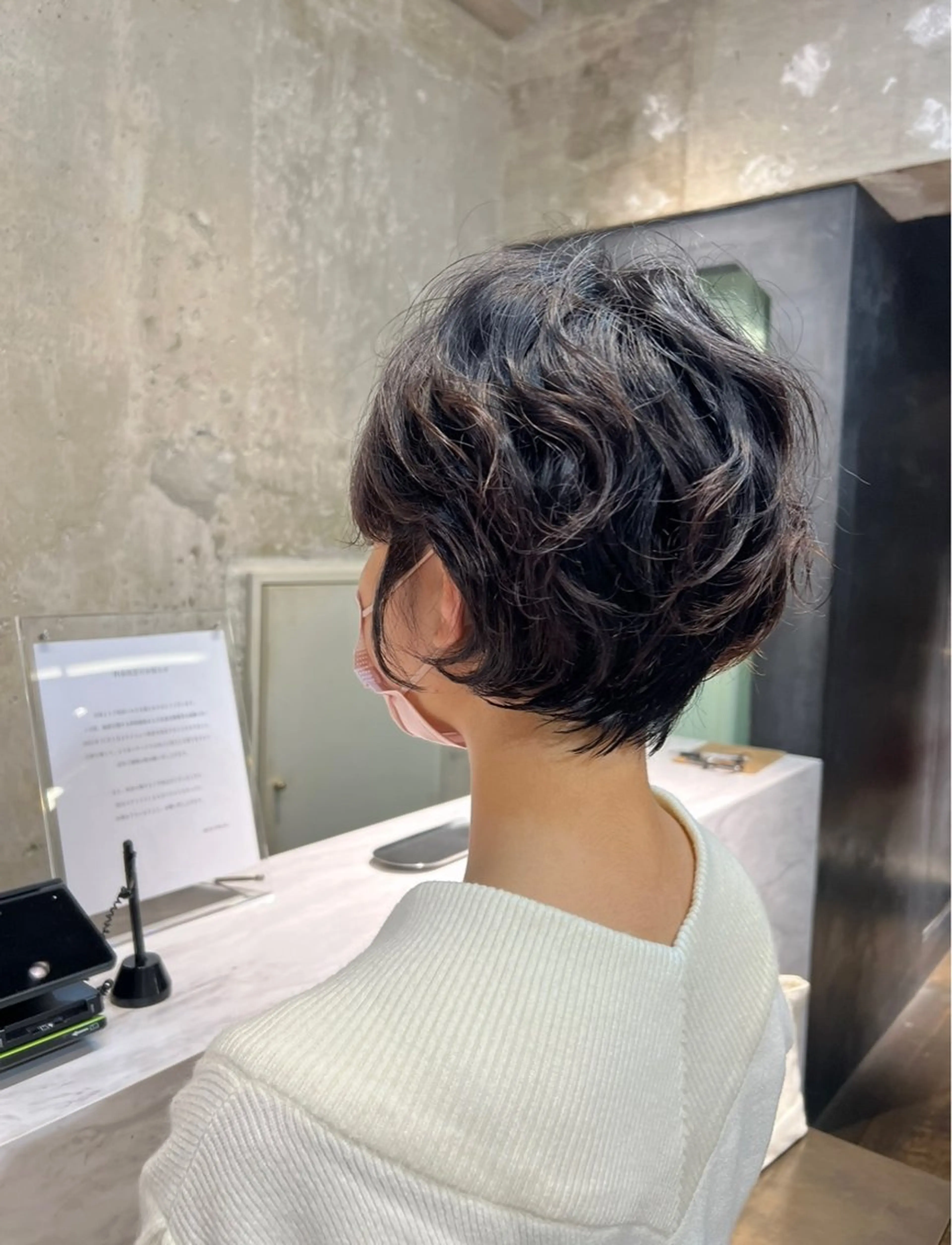 ショート パーマ ショートヘア ROBBY所属・松井美樹/似合わせ ガーリー・韓国のヘアスタイル