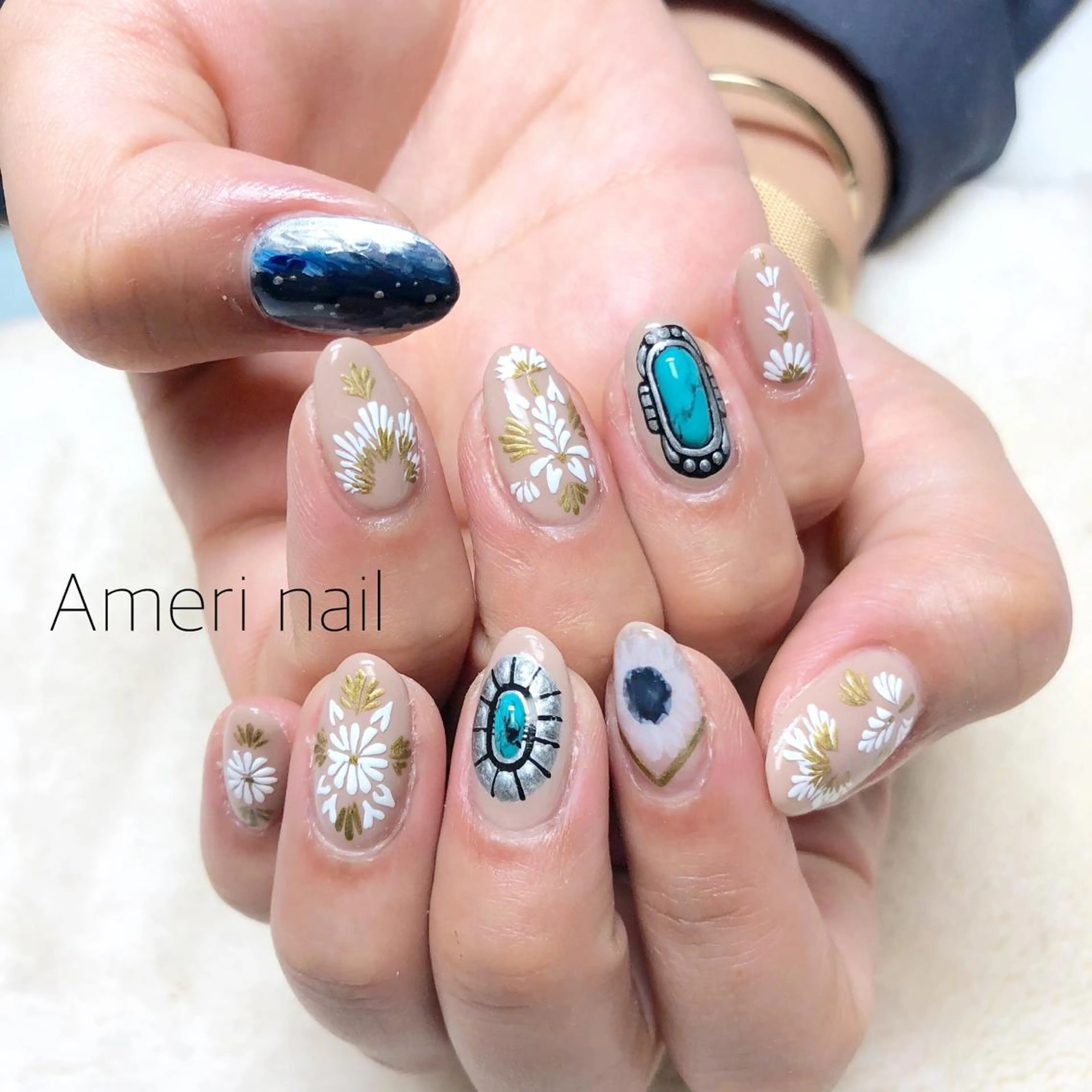 ネイル ハンドネイル Ameri nail /UKIのネイルデザイン