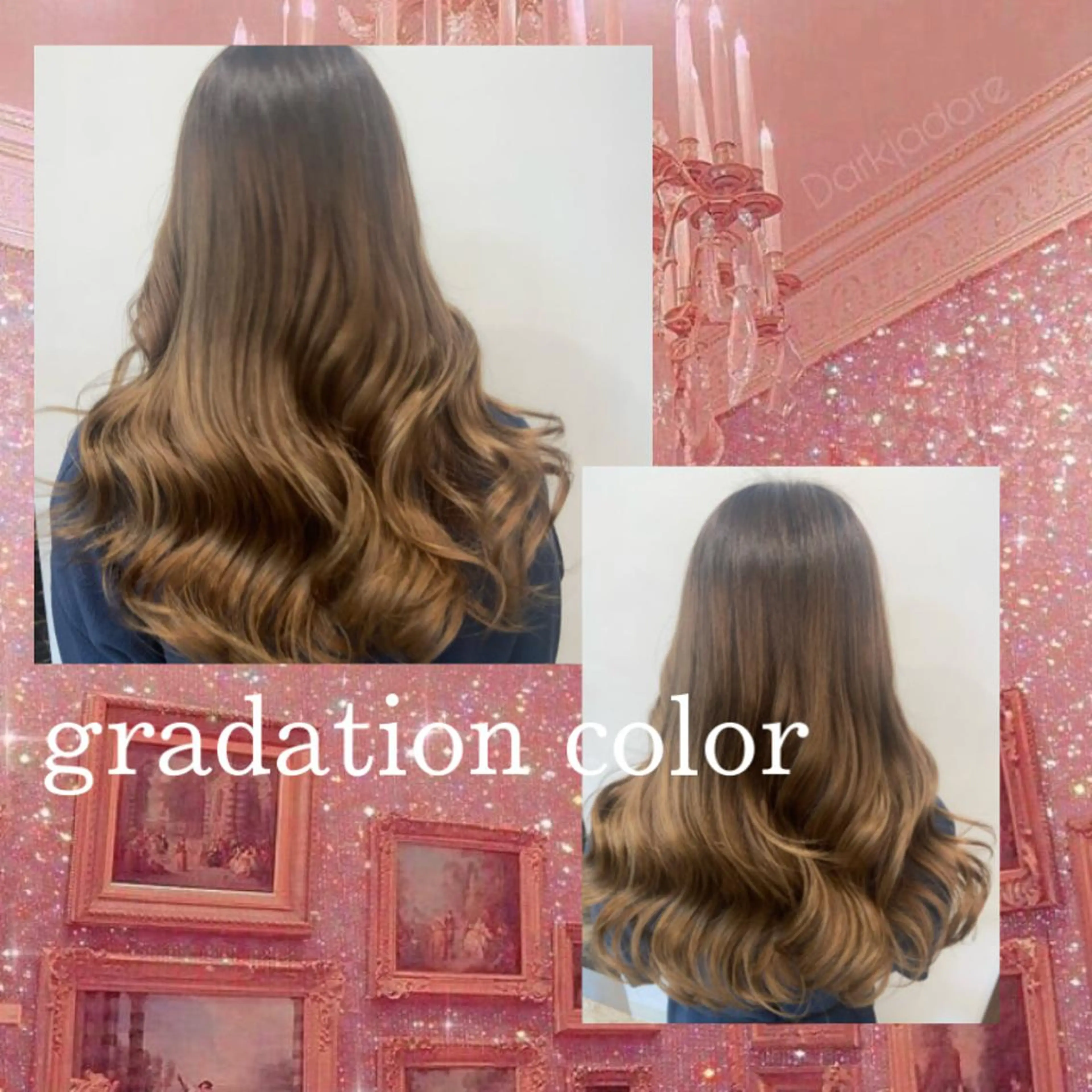 ロング カラー ヘアアレンジ デザインカラー グラデーションカラー eN°byyoureshair所属・🎀若者人気No.1 湯川響🎀のヘアスタイル