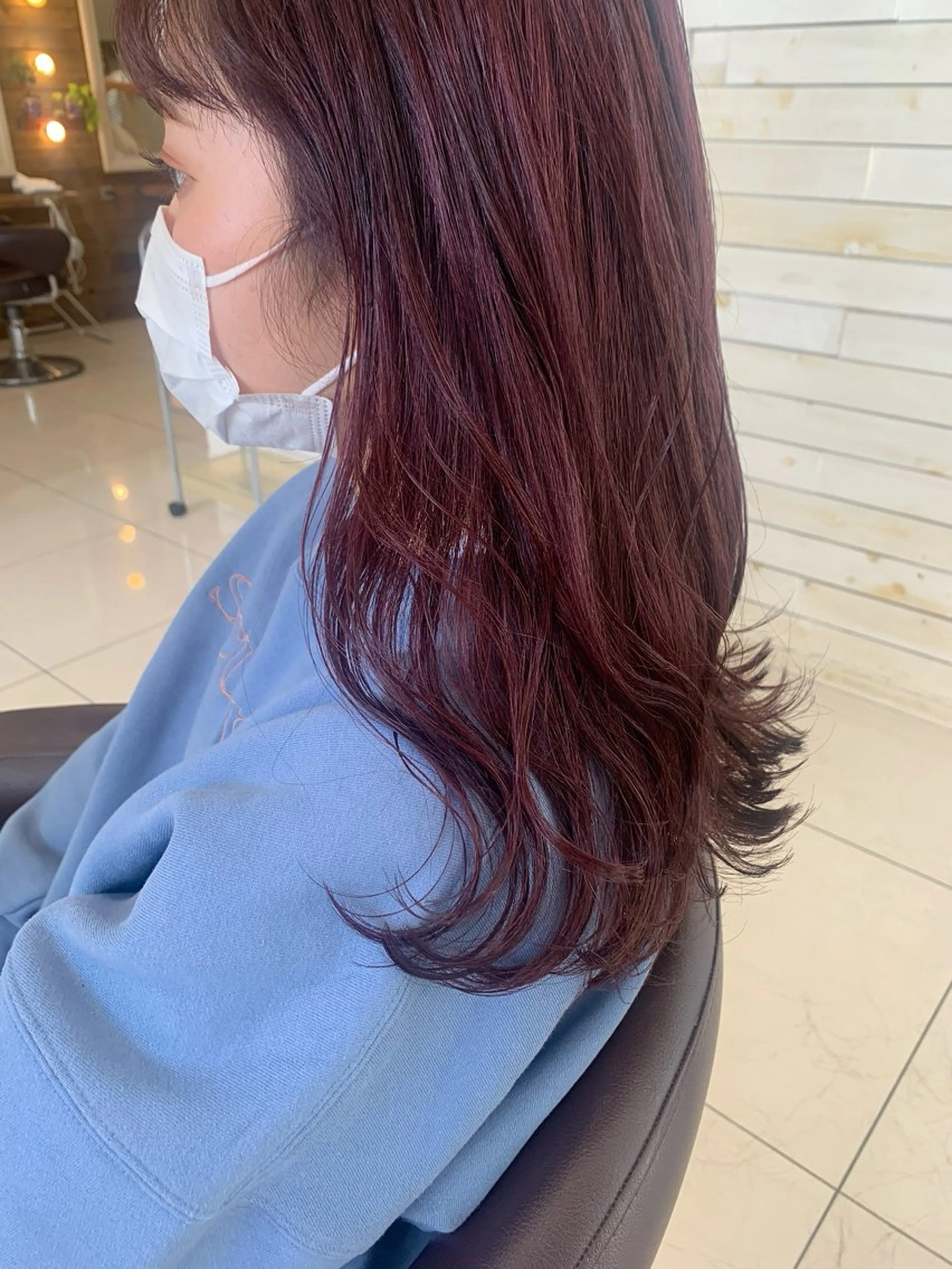 カラー Ancheri by flammeum戸塚店所属・ひな/ボブカット/ ブリーチなしWカラーのヘアスタイル