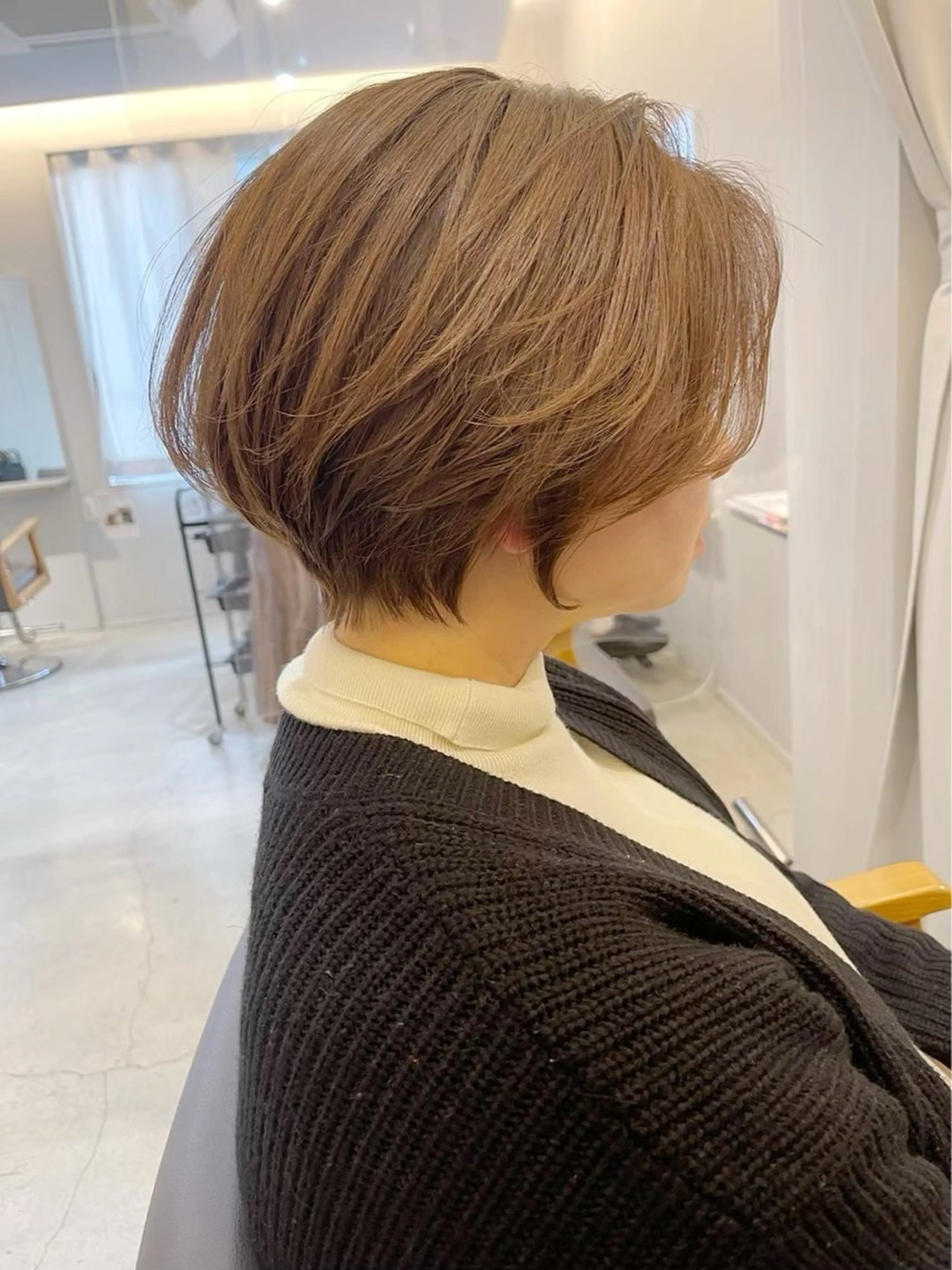 ✨平日限定✨🌈似合わせショート、ショートボブ、ボブ🌈⚠️記載あり⚠️の写真