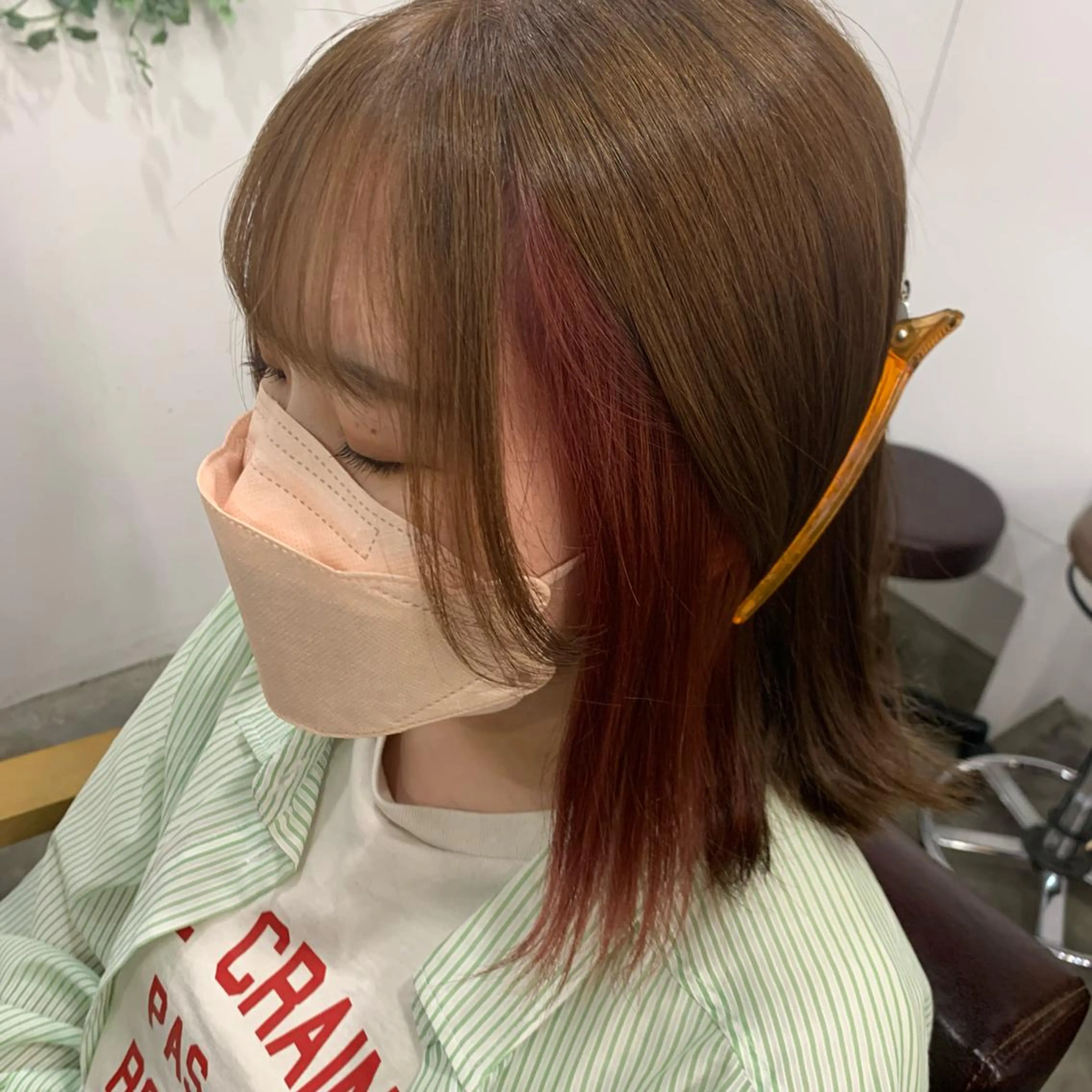 ミディアム 外ハネヘア hair living　Liko 池袋西口店所属・しば たのヘアスタイル