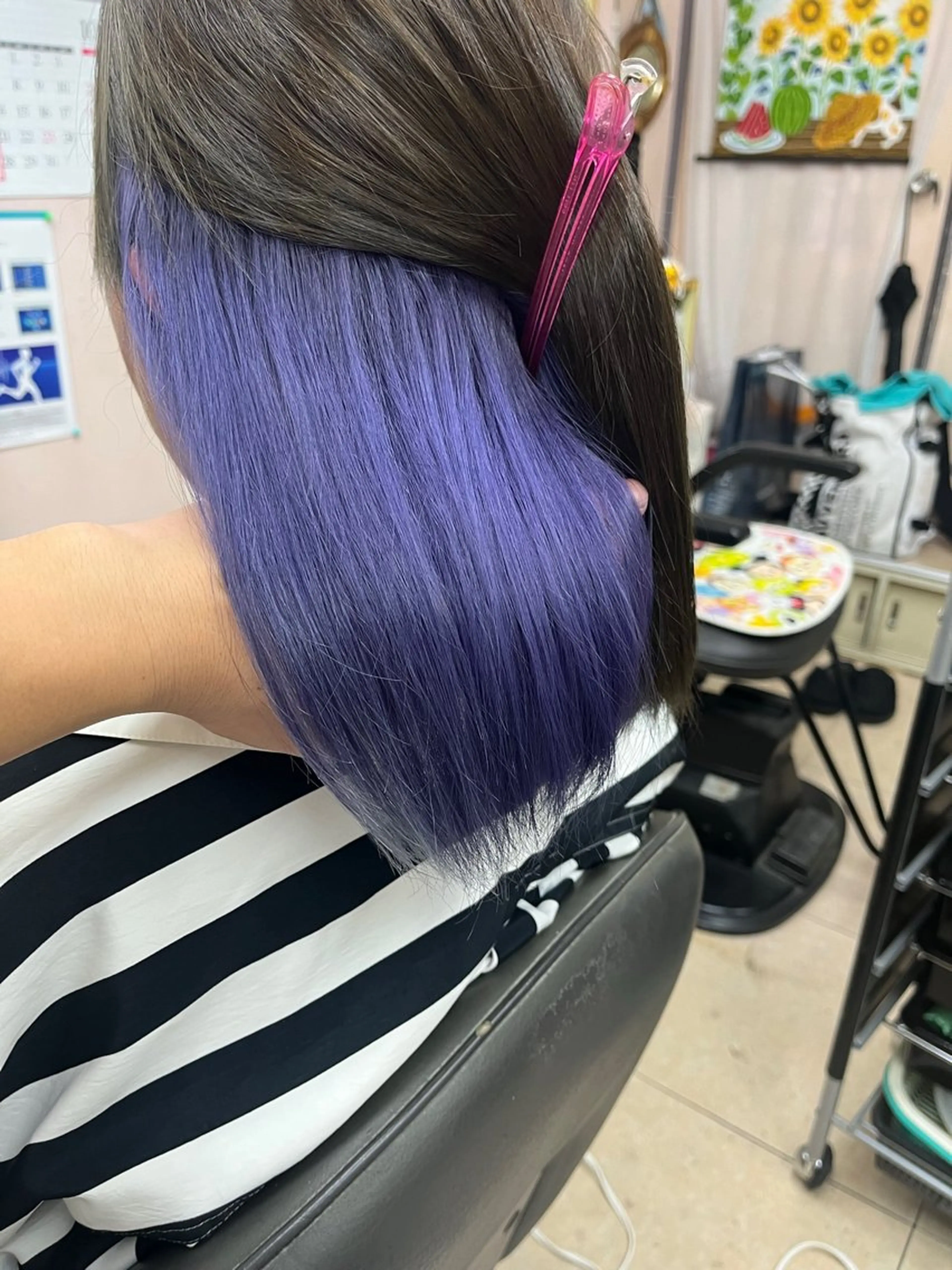 ミディアム カット ヘアカラー BUCKS所属・坂谷 BUCKS/縮毛矯正のヘアスタイル