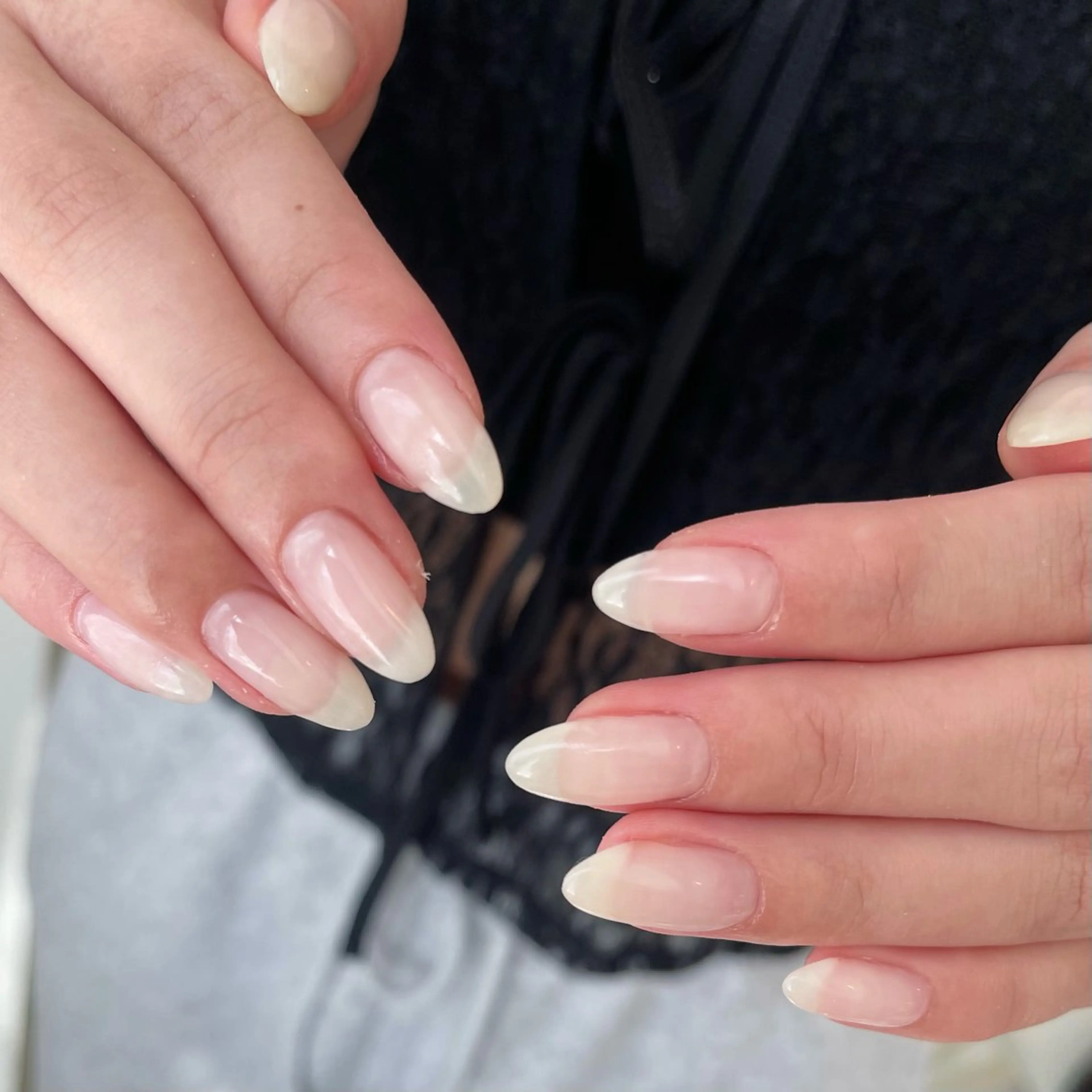 ネイル 韓国ネイル オフィスネイル ワンカラーネイル シンプルネイル ハンドネイル petit所属・Yuka ネイリストのネイルデザイン