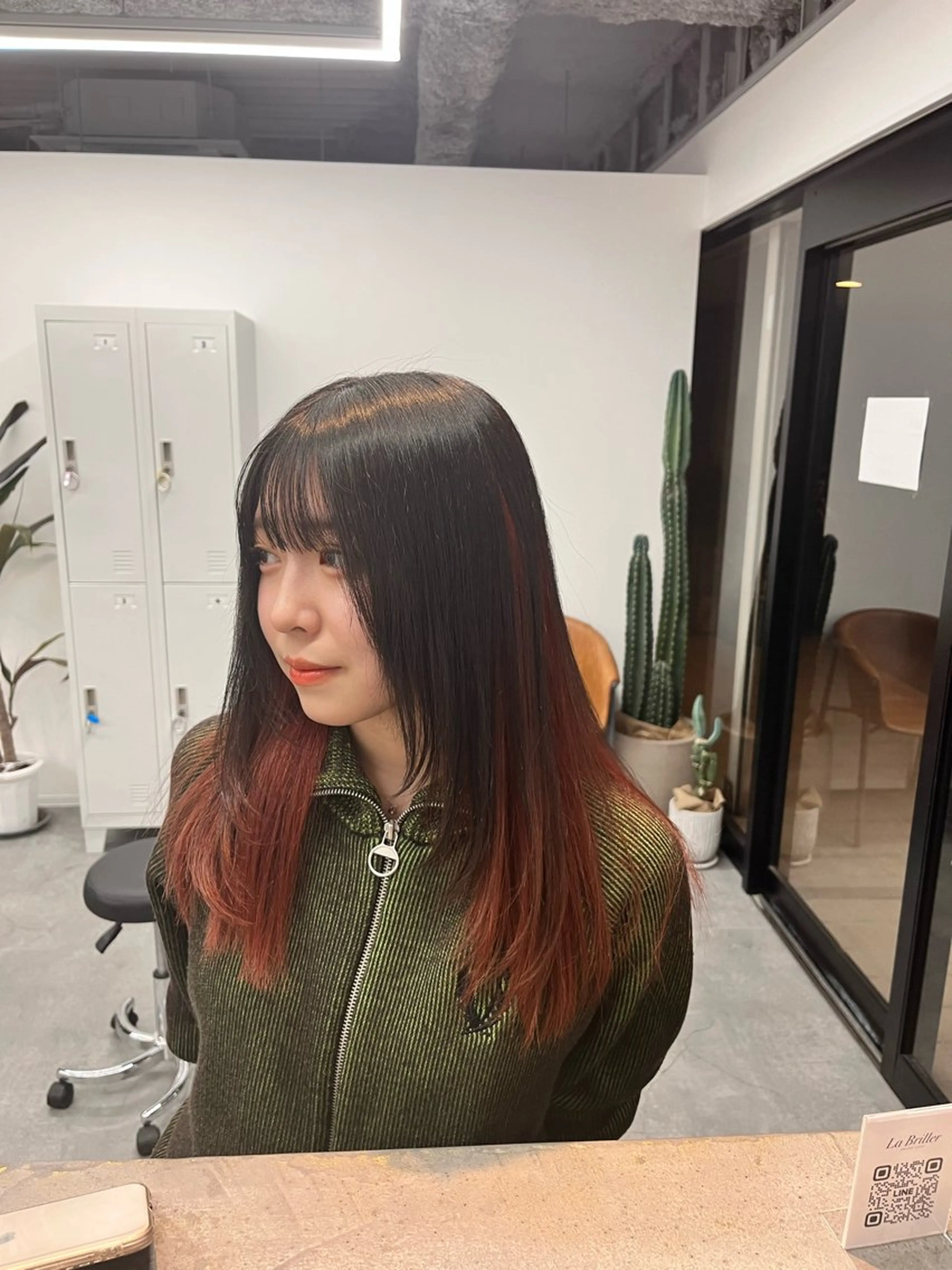 セミロング カラー hair salon SILLO.のヘアスタイル