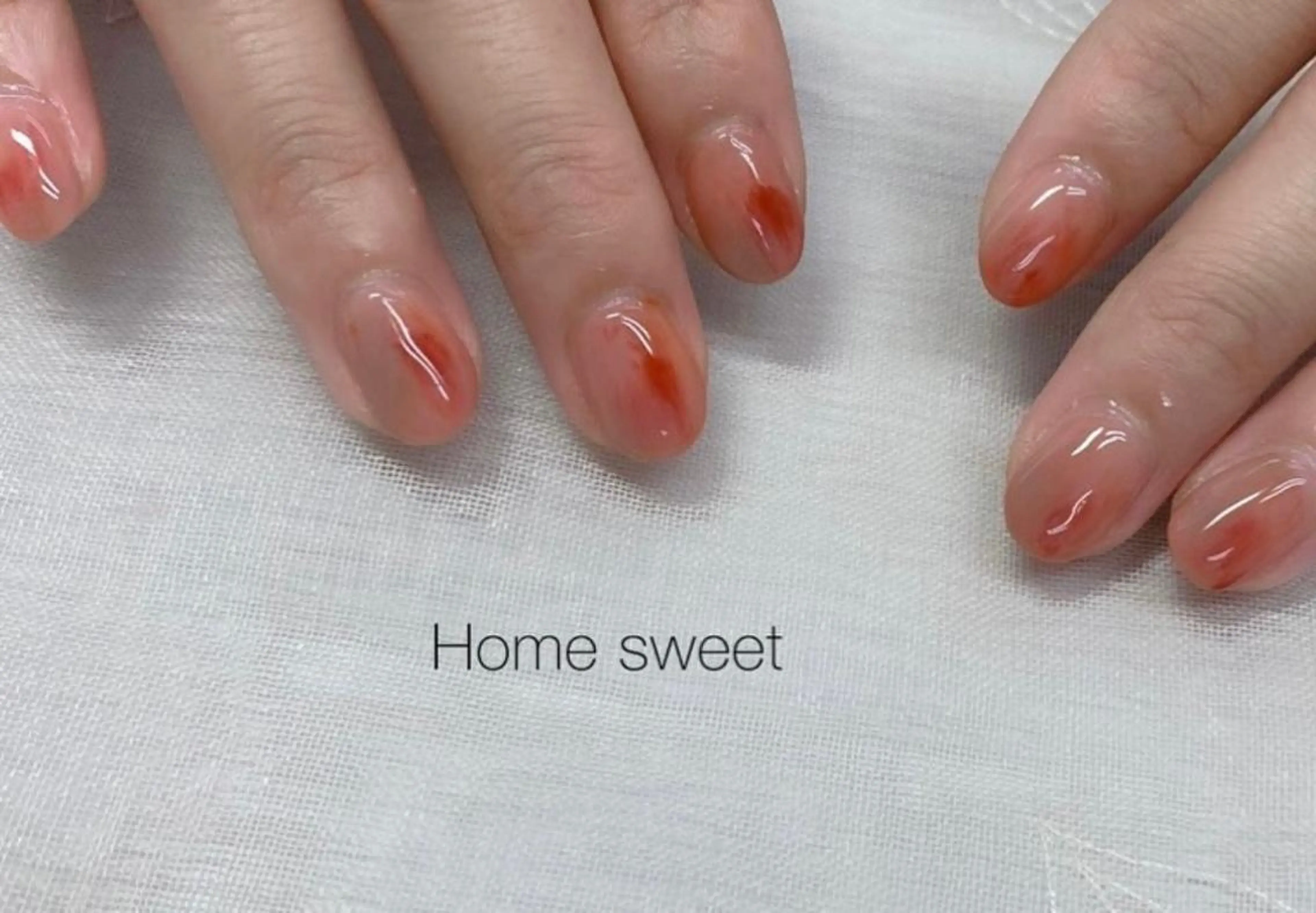 ネイル ハンドネイル ショートネイル. Home sweetのネイルデザイン